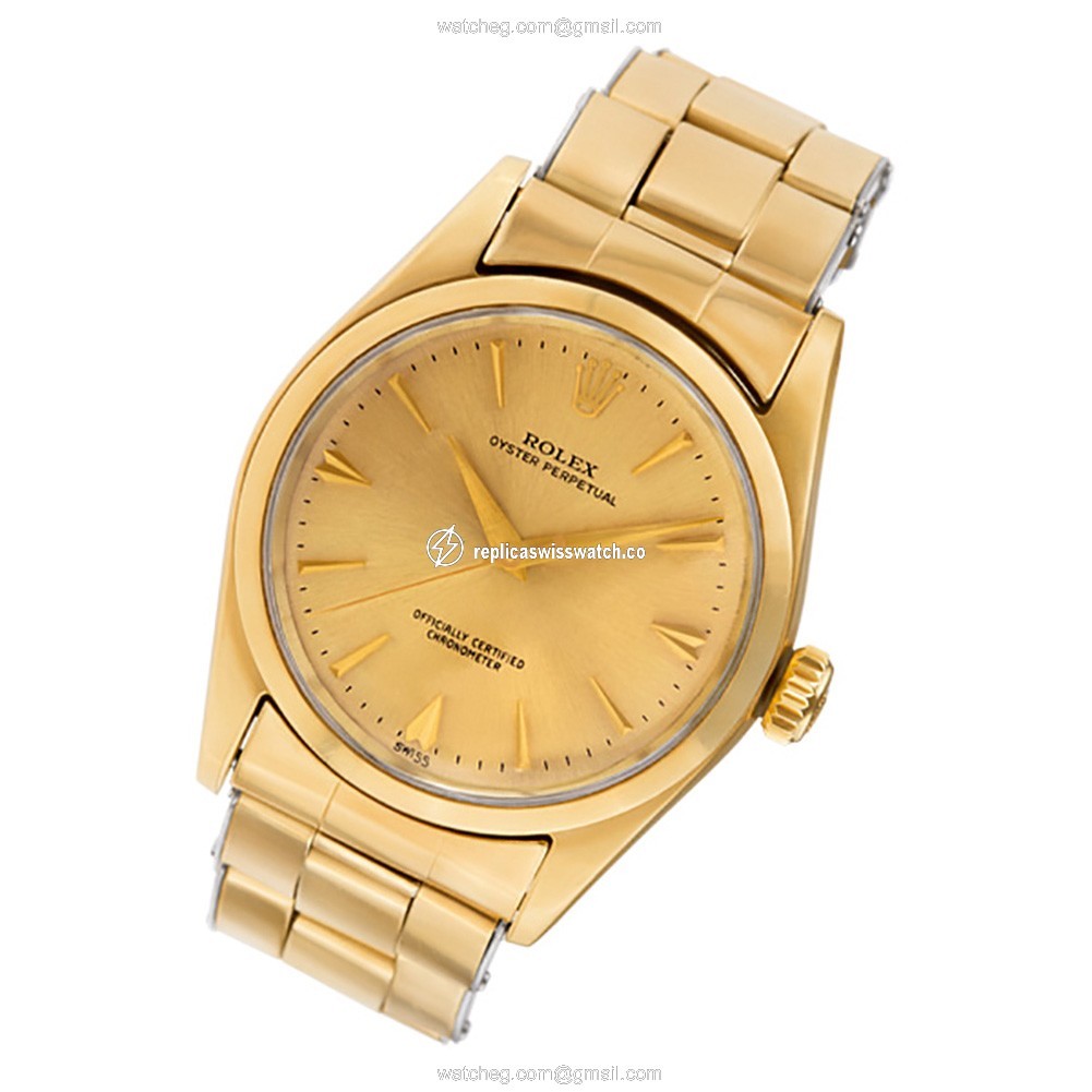 Rolex 6634 Oyster Perpetual Automatic Male Gold Capped Watches Rolex 6634 Oyster Perpetual Automatic Male Gold Capped Watches