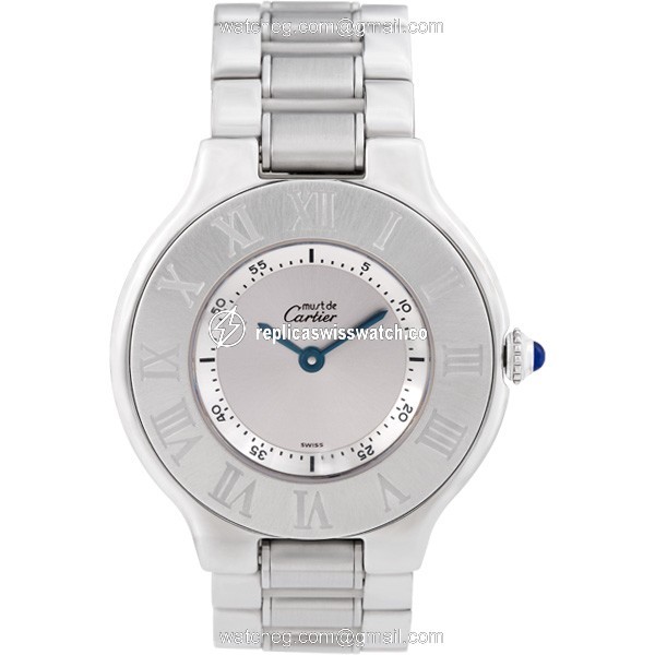 Cartier W10110T2 Must 21 Quartz Unisex Stainless Steel Watches Cartier W10110T2 Must 21 Quartz Unisex Stainless Steel Watches