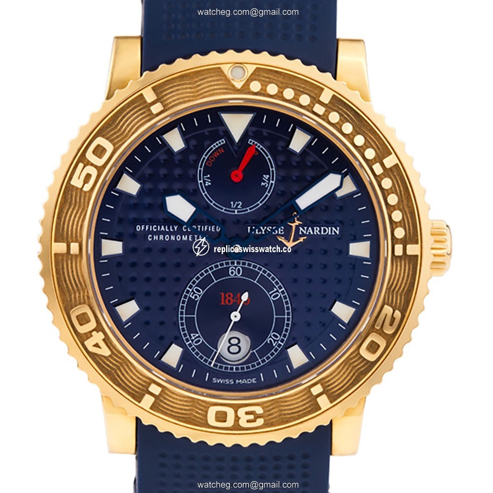 Ulysse Nardin 266-51 Maxi Marine Automatic Male 18k rose gold Watches Ulysse Nardin 266-51 Maxi Marine Automatic Male 18k rose gold Watches
