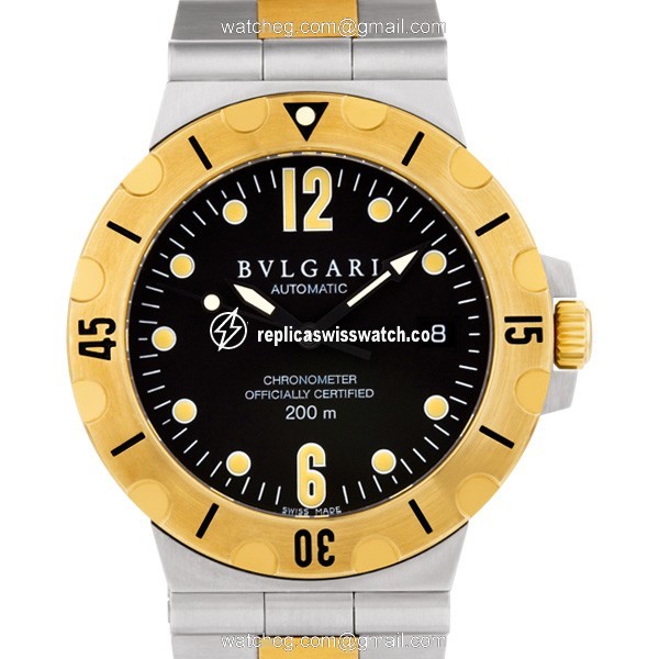 Bvlgari sd 38 sg Diagono Automatic Male Stainless Steel Watches Bvlgari sd 38 sg Diagono Automatic Male Stainless Steel Watches