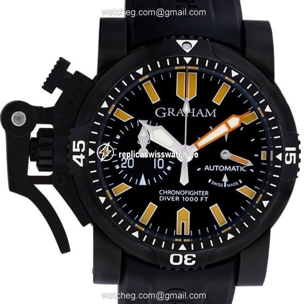 Graham 2OVDIVAZ.B02A.K10B Chronofighter Automatic Male Stainless Steel Watches Graham 2OVDIVAZ.B02A.K10B Chronofighter Automatic Male Stainless Steel Watches