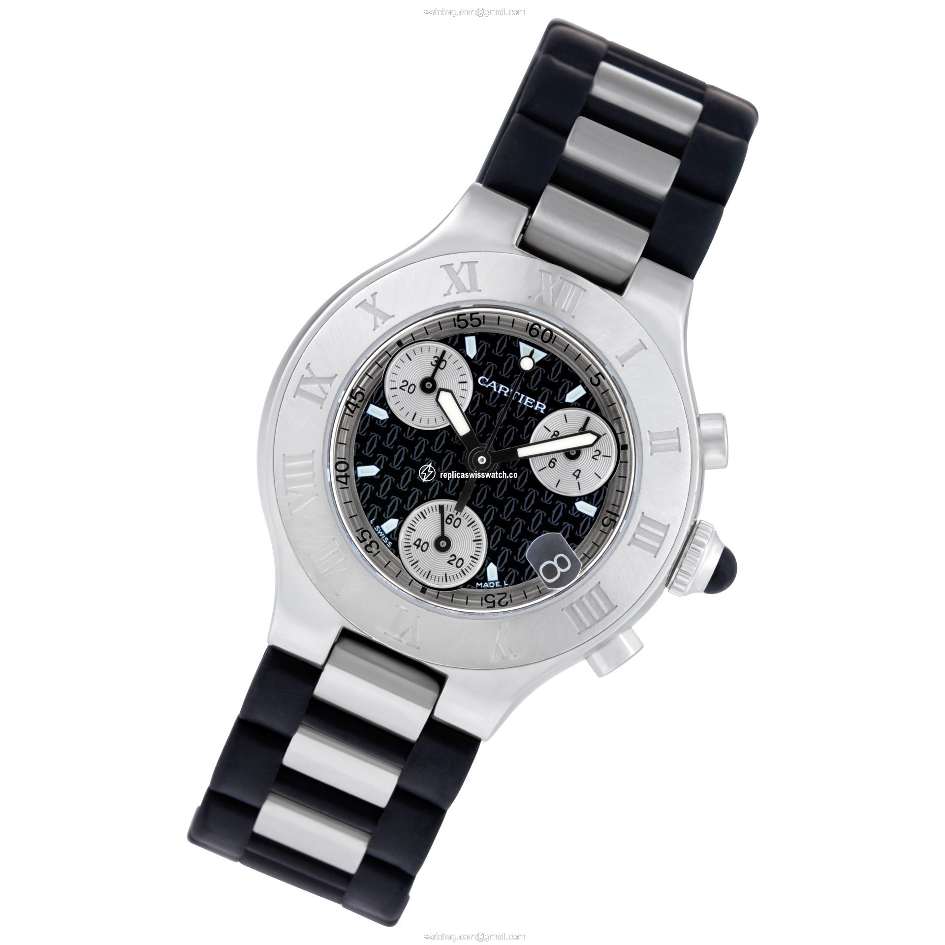 Cartier W10125U2 Chronoscaph 21 Quartz Female Stainless Steel Watches Cartier W10125U2 Chronoscaph 21 Quartz Female Stainless Steel Watches