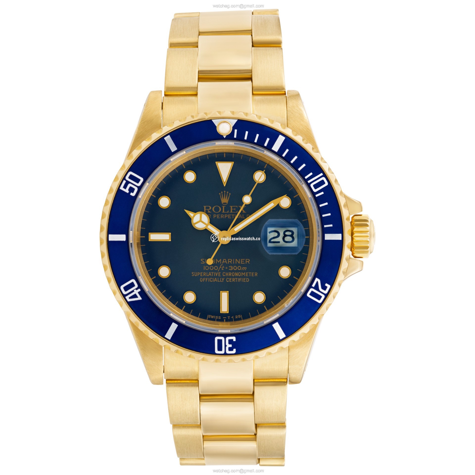 Rolex 16808 Submariner Automatic Male 18k yellow gold Watches Rolex 16808 Submariner Automatic Male 18k yellow gold Watches