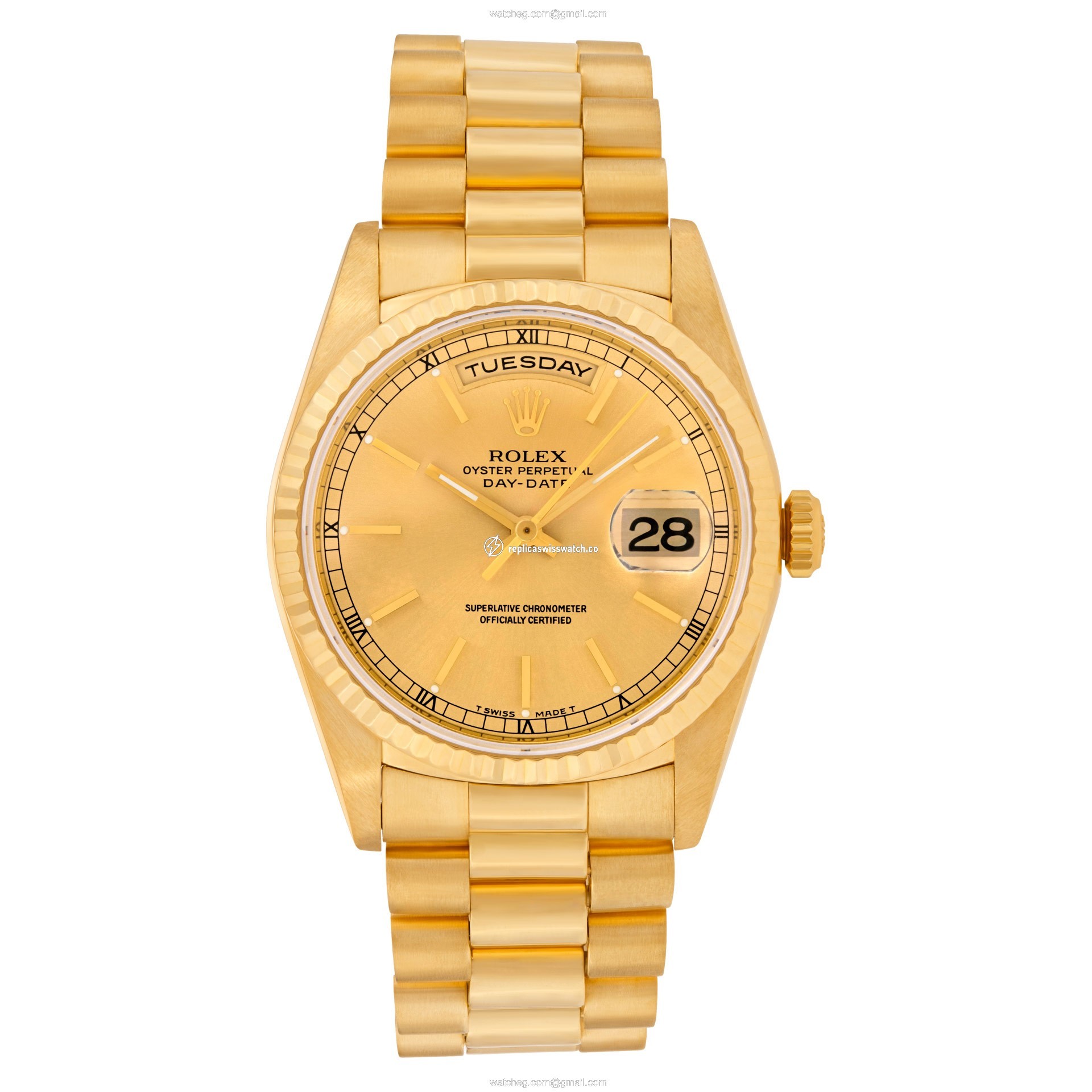 Rolex 18238 Day-Date Automatic Male 18k yellow gold Watches Rolex 18238 Day-Date Automatic Male 18k yellow gold Watches