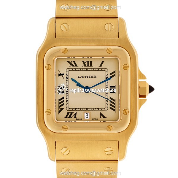 Cartier 887901 Santos Quartz Male 18k yellow gold Watches Cartier 887901 Santos Quartz Male 18k yellow gold Watches