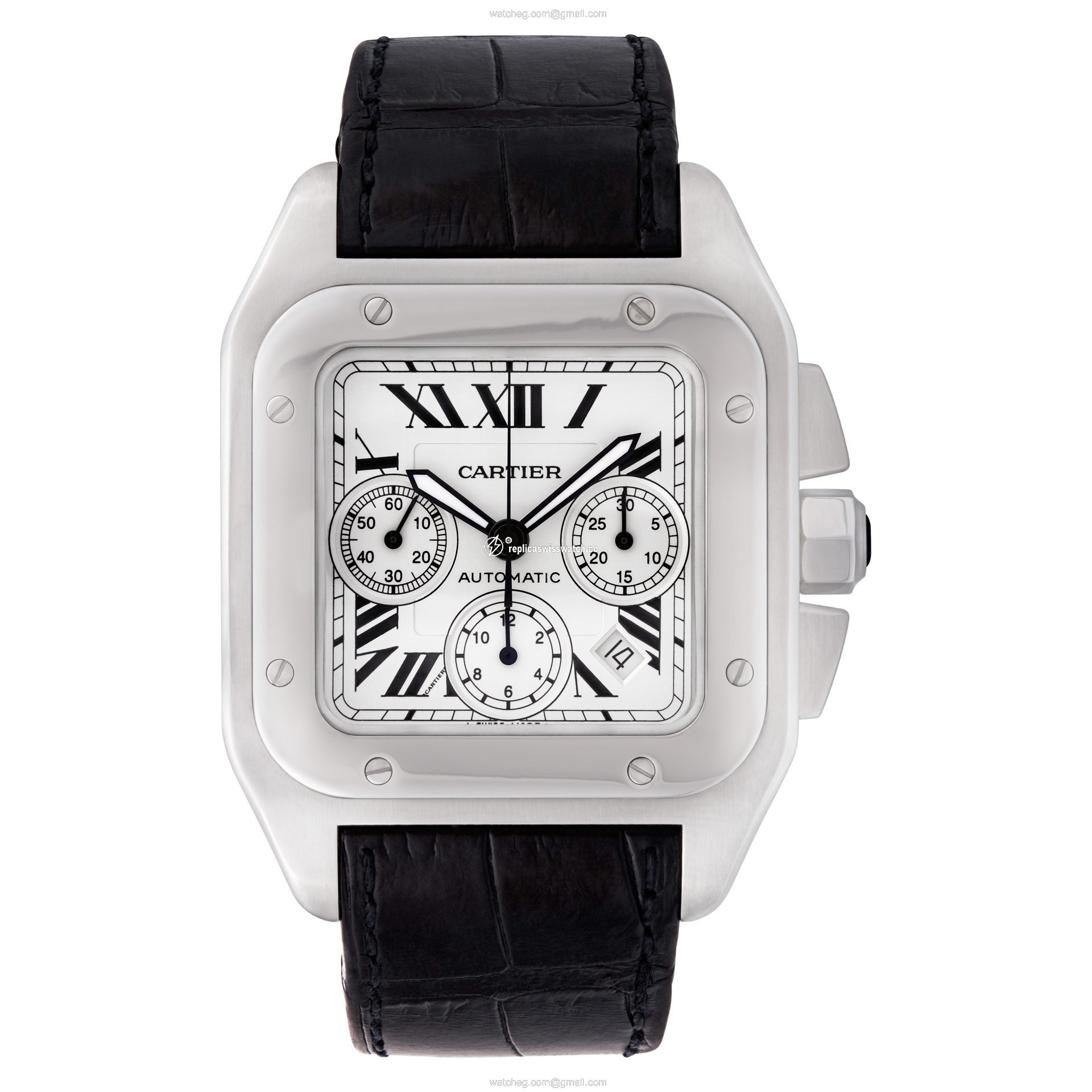 Cartier W20090X8 Santos 100 Automatic Male Stainless Steel Watches Cartier W20090X8 Santos 100 Automatic Male Stainless Steel Watches