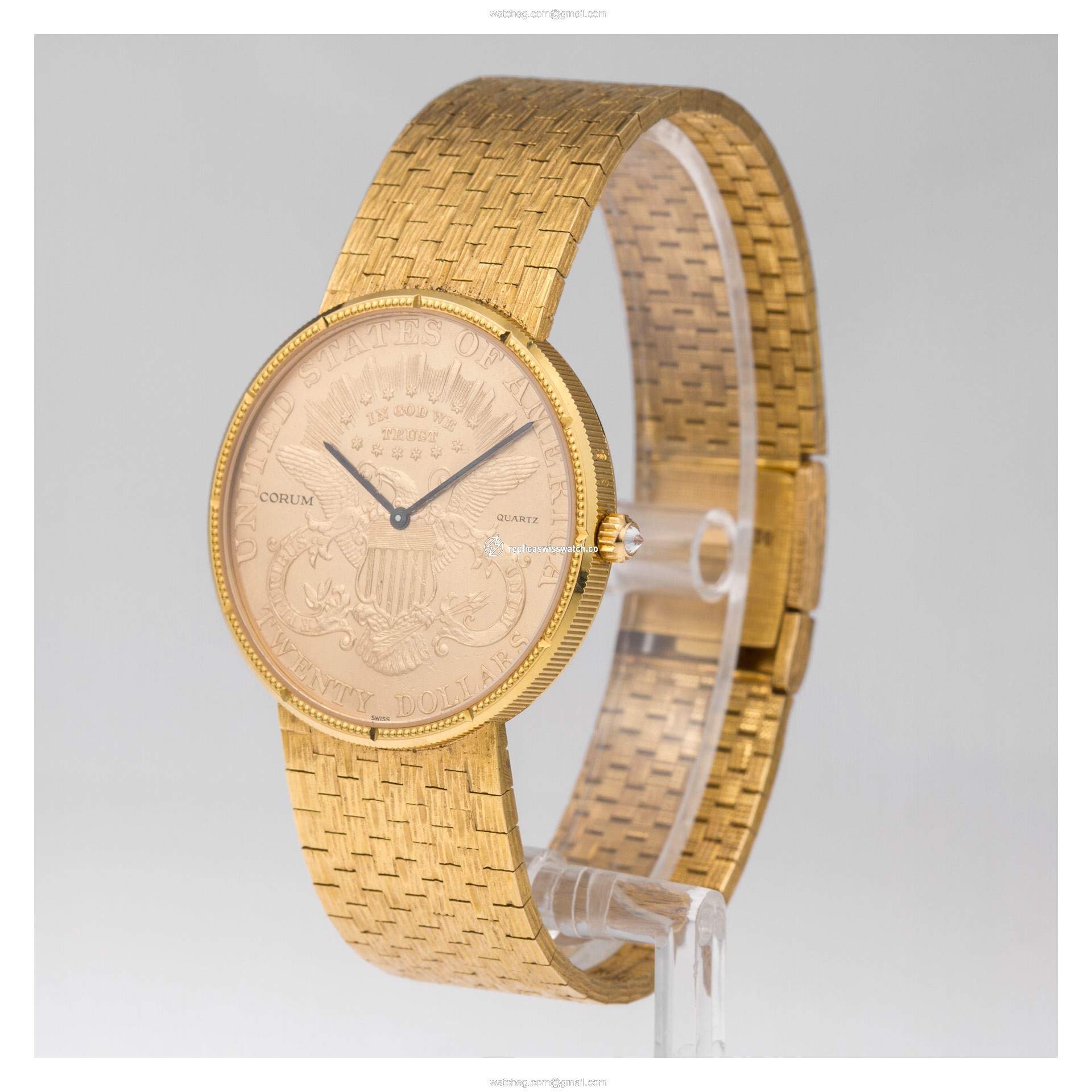 Corum Corum 2975 $20 Coin Quartz Male 18k yellow gold Watches Corum Corum 2975 $20 Coin Quartz Male 18k yellow gold Watches