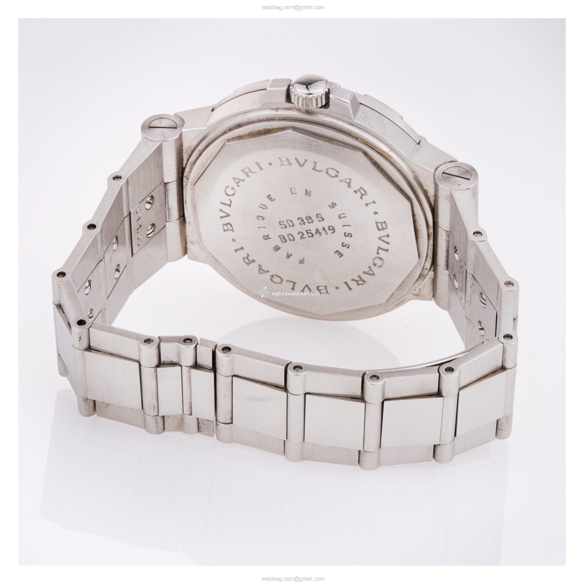 Bvlgari SD 385 Diagono Automatic Unisex Stainless Steel Watches Bvlgari SD 385 Diagono Automatic Unisex Stainless Steel Watches