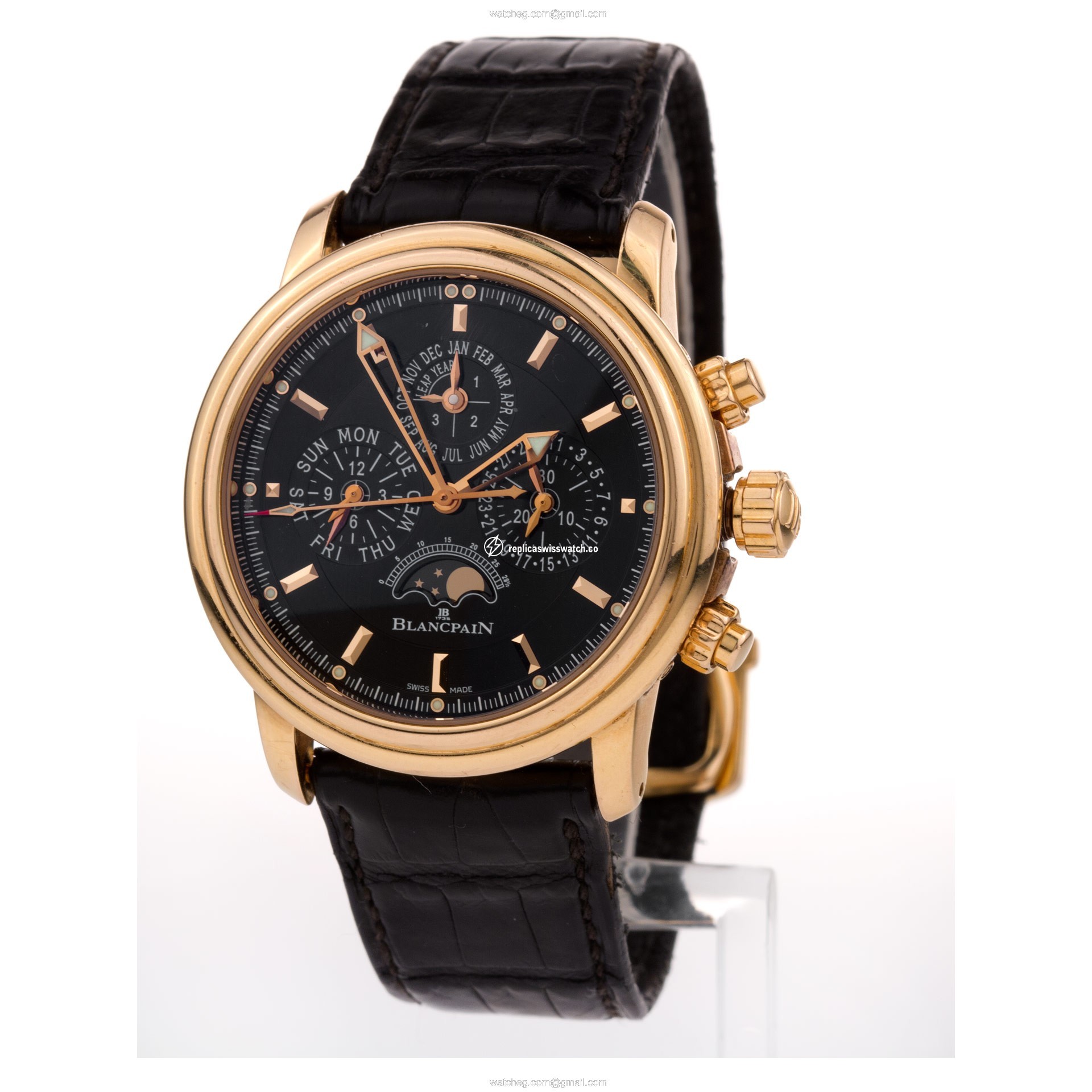 Blancpain 2685F-3630-53B Leman Automatic Male 18k rose gold Watches Blancpain 2685F-3630-53B Leman Automatic Male 18k rose gold Watches