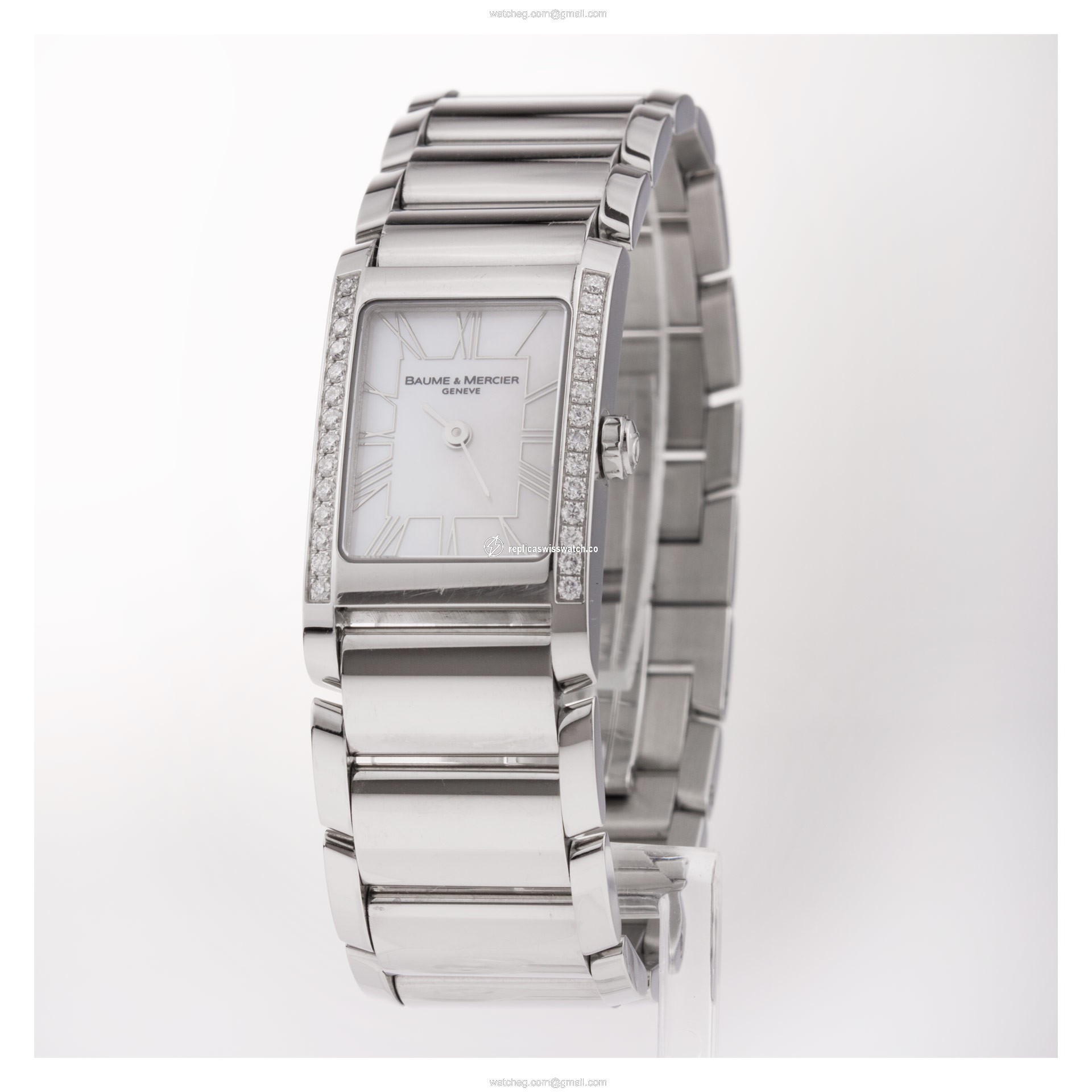 Baume & Mercier MoA08748 Hampton Quartz Female Stainless Steel Watches Baume & Mercier MoA08748 Hampton Quartz Female Stainless Steel Watches