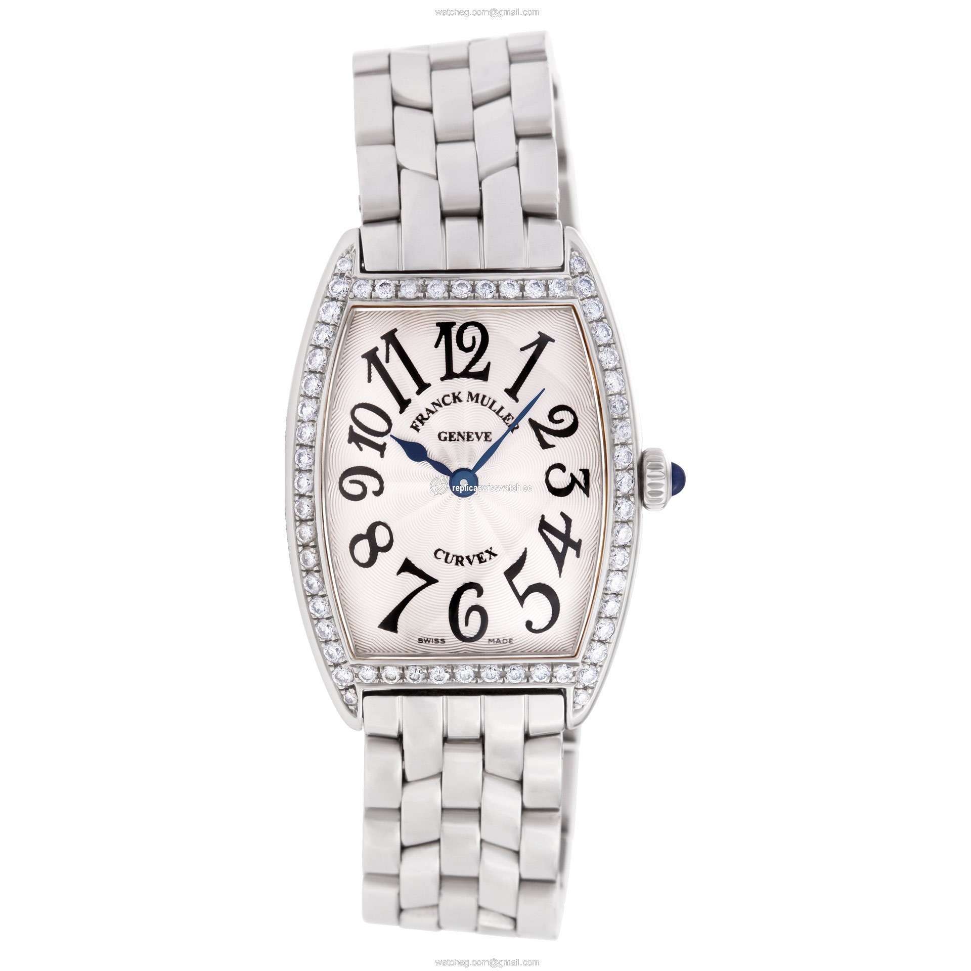 Franck Muller 1752 QZ Curvex Quartz Female Stainless Steel Watches Franck Muller 1752 QZ Curvex Quartz Female Stainless Steel Watches