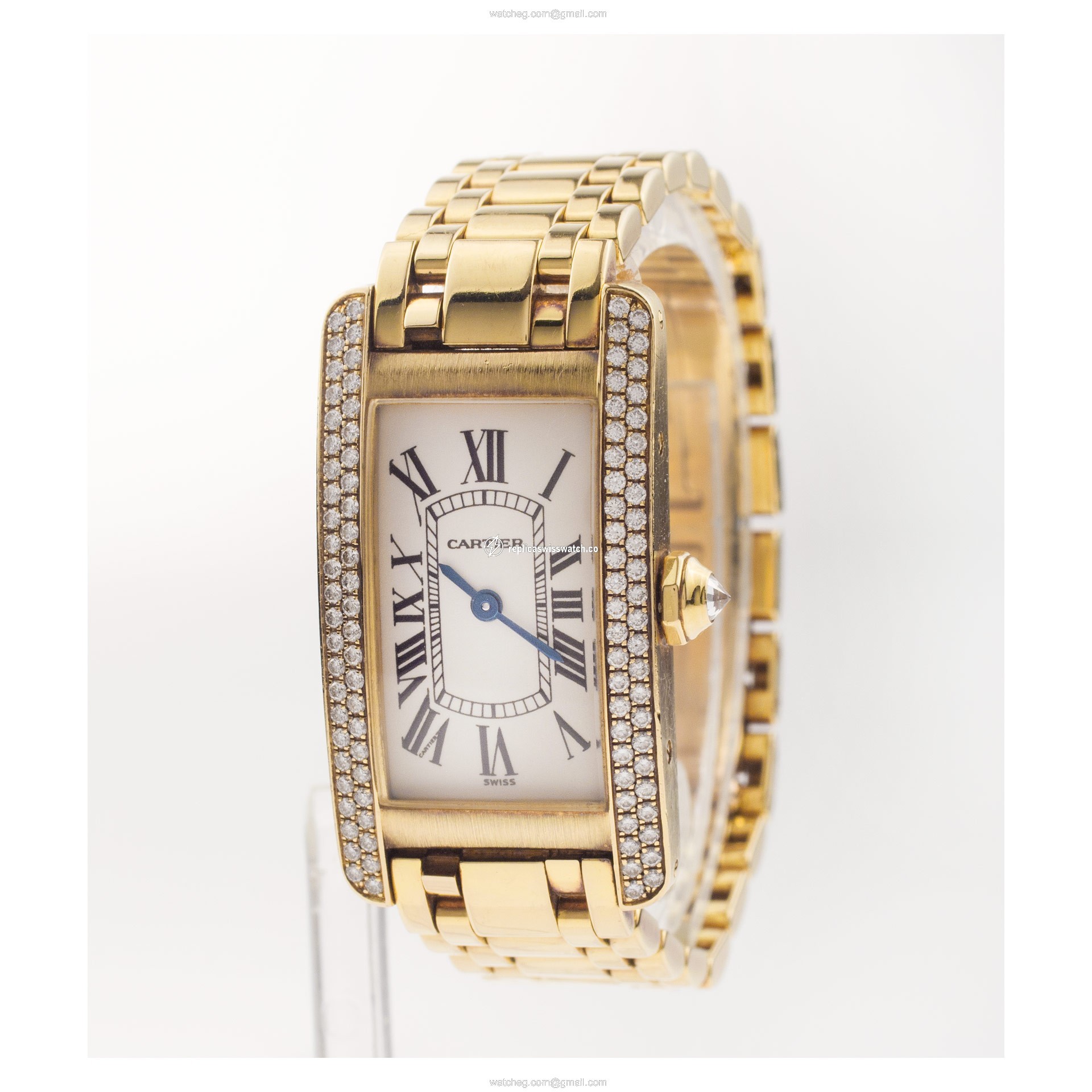 Cartier WB7071K2 Tank American Quartz Female 18k yellow gold Watches Cartier WB7071K2 Tank American Quartz Female 18k yellow gold Watches