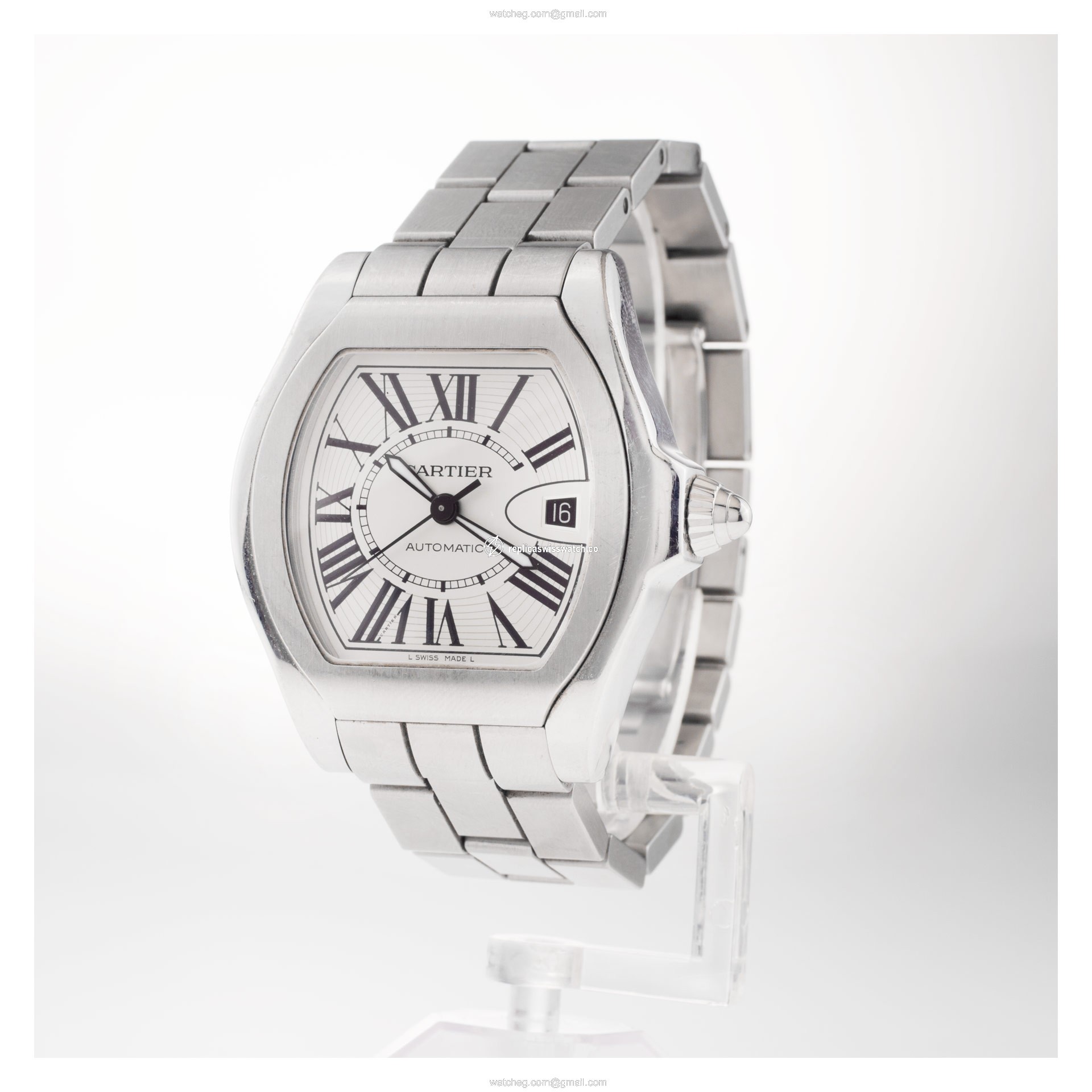 Cartier Cartier 2391 Roadster S Automatic Male Stainless Steel Watches Cartier Cartier 2391 Roadster S Automatic Male Stainless Steel Watches