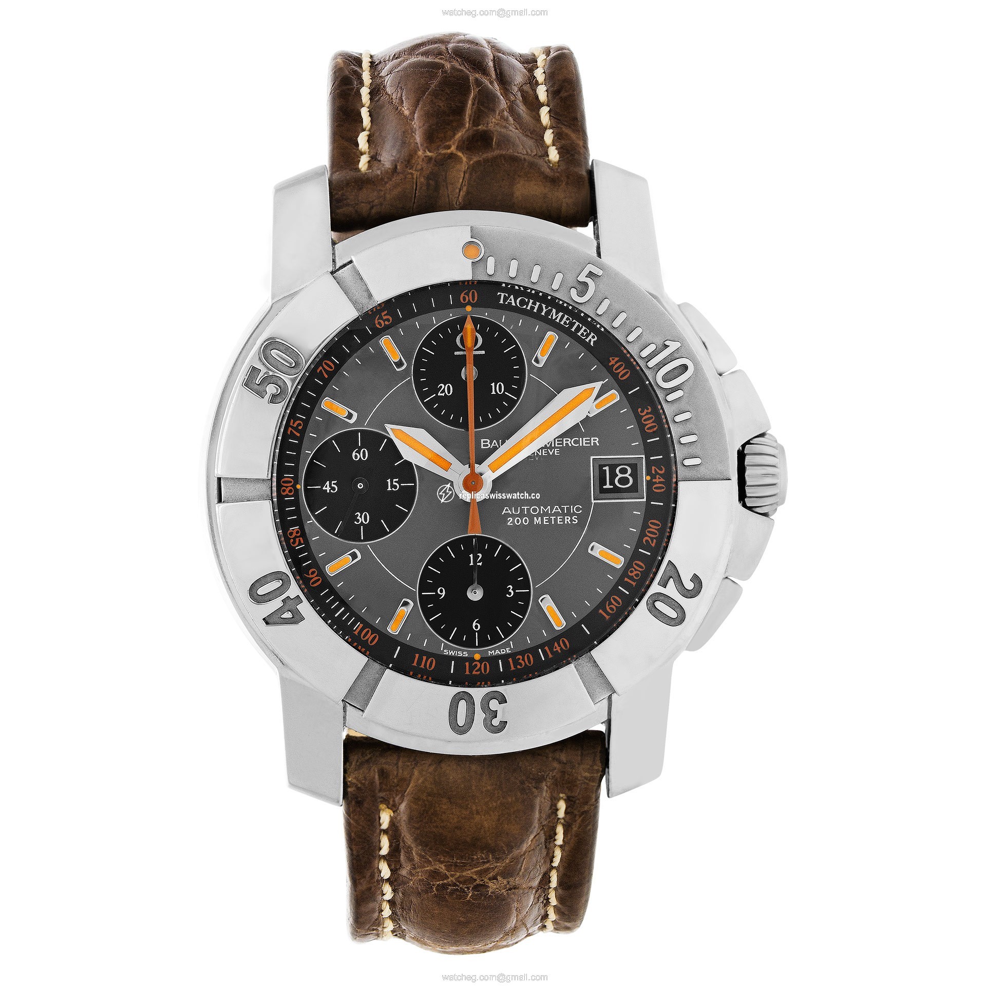 Baume & Mercier 65405 Capeland Automatic Male Stainless Steel Watches Baume & Mercier 65405 Capeland Automatic Male Stainless Steel Watches