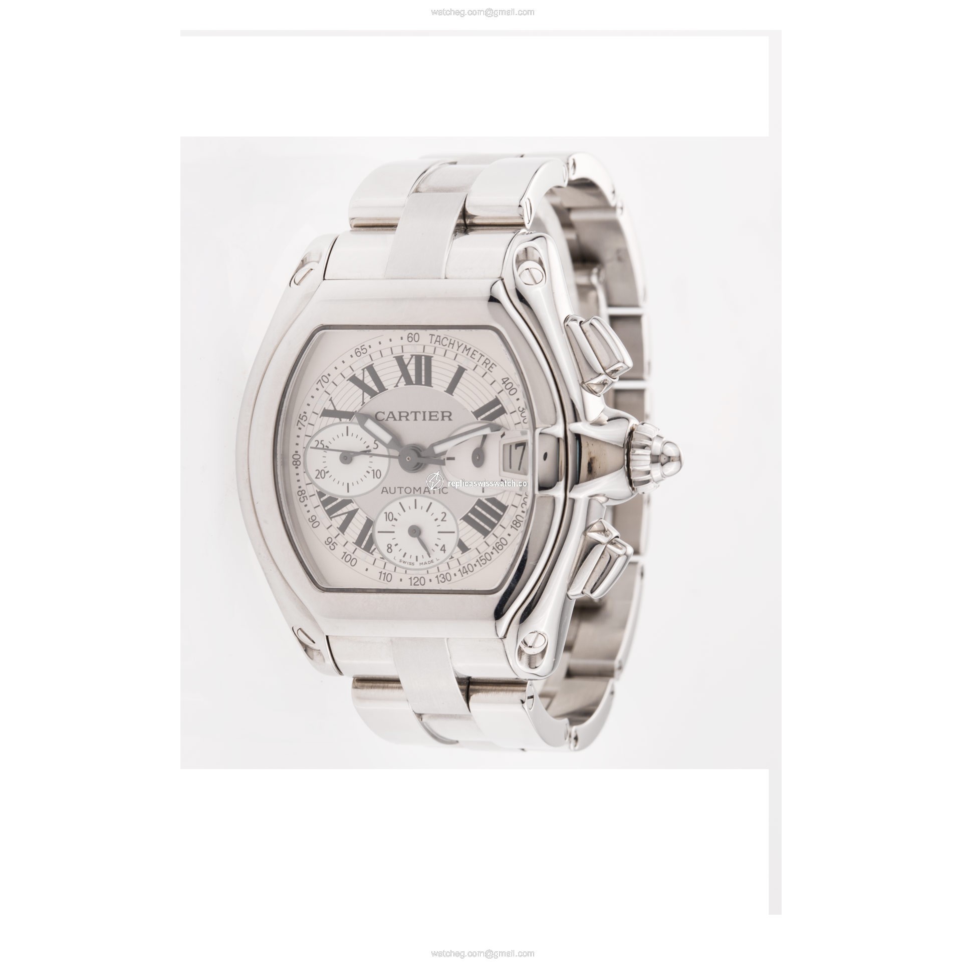 Cartier W62019X6 Roadster Automatic Male Stainless Steel Watches Cartier W62019X6 Roadster Automatic Male Stainless Steel Watches