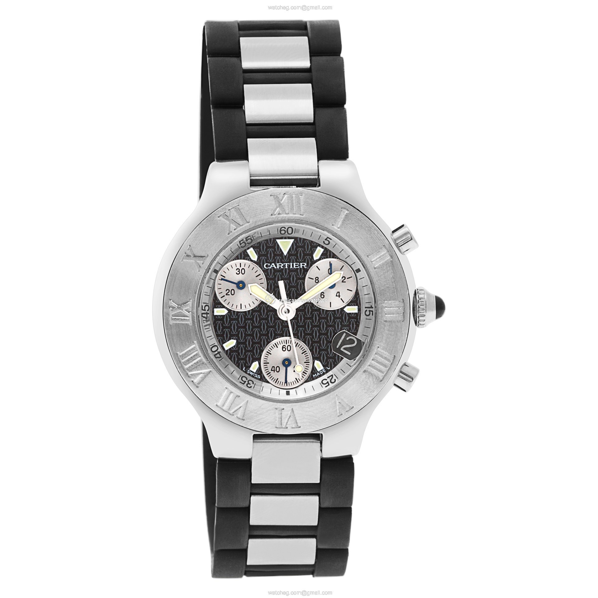 Cartier w510125u2 Chronoscaph Quartz Unisex Stainless Steel Watches Cartier w510125u2 Chronoscaph Quartz Unisex Stainless Steel Watches
