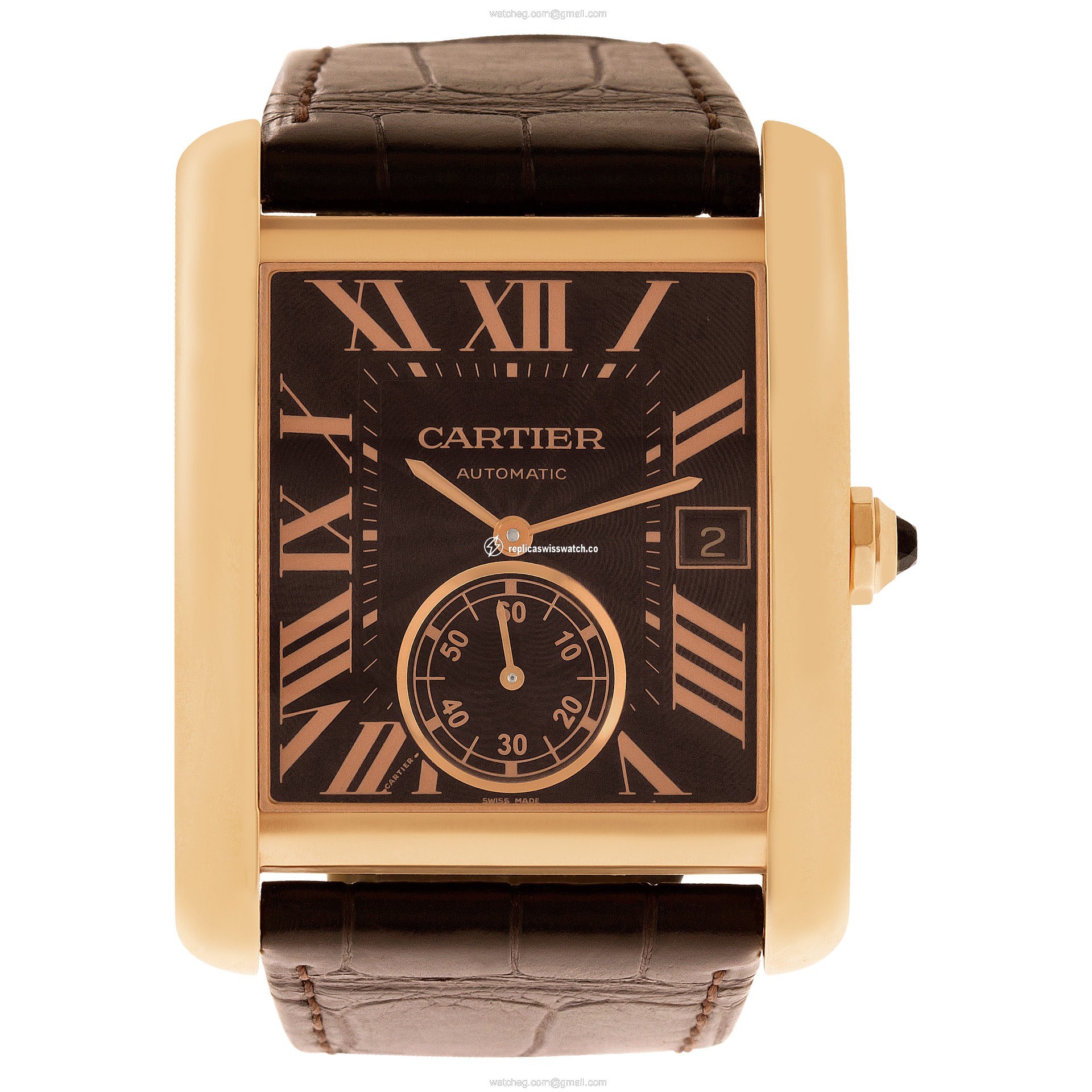 Cartier W5330002 Tank MC Automatic Male 18k Pink Gold Watches Cartier W5330002 Tank MC Automatic Male 18k Pink Gold Watches