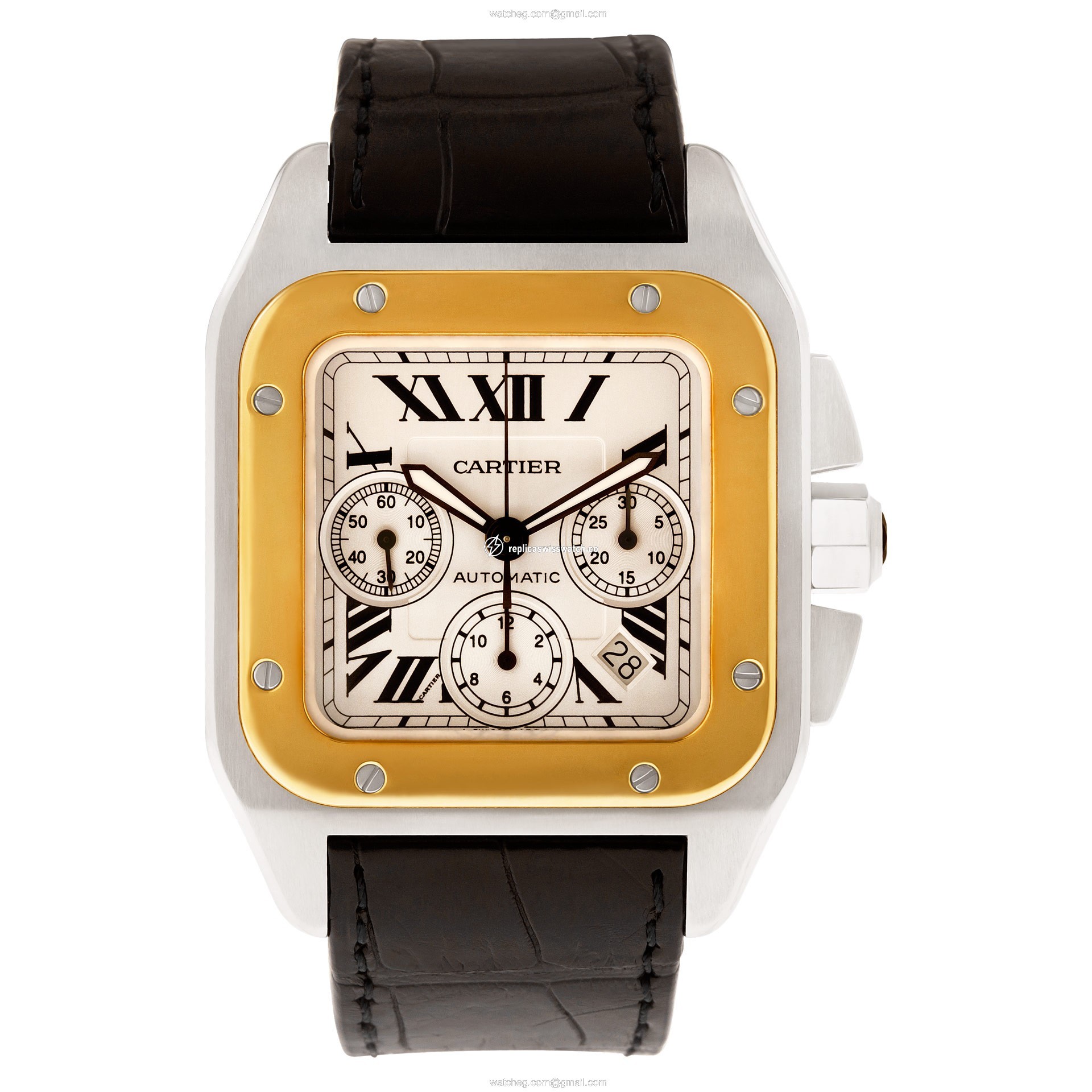 Cartier W520091X03 Santos 100 Automatic Male Stainless Steel Watches Cartier W520091X03 Santos 100 Automatic Male Stainless Steel Watches