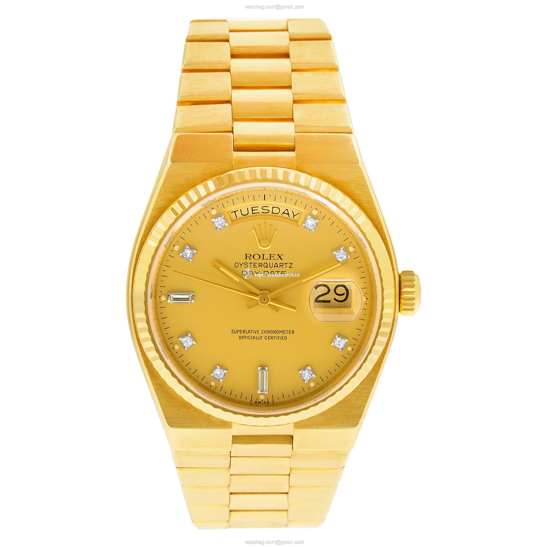 Rolex 19018 Day-Date Quartz Male 18k yellow gold Watches Rolex 19018 Day-Date Quartz Male 18k yellow gold Watches