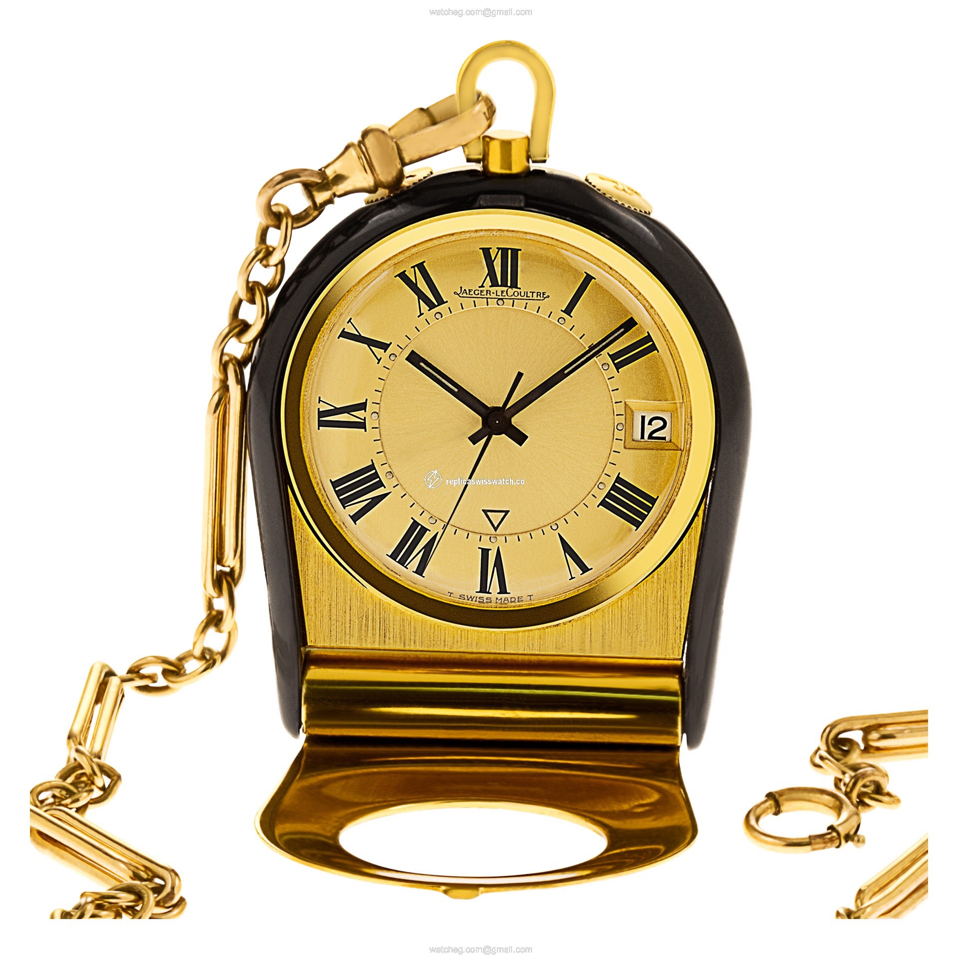 Jaeger LeCoultre 11007 Travel Clock Manual Unisex Gold Plate Watches Jaeger LeCoultre 11007 Travel Clock Manual Unisex Gold Plate Watches