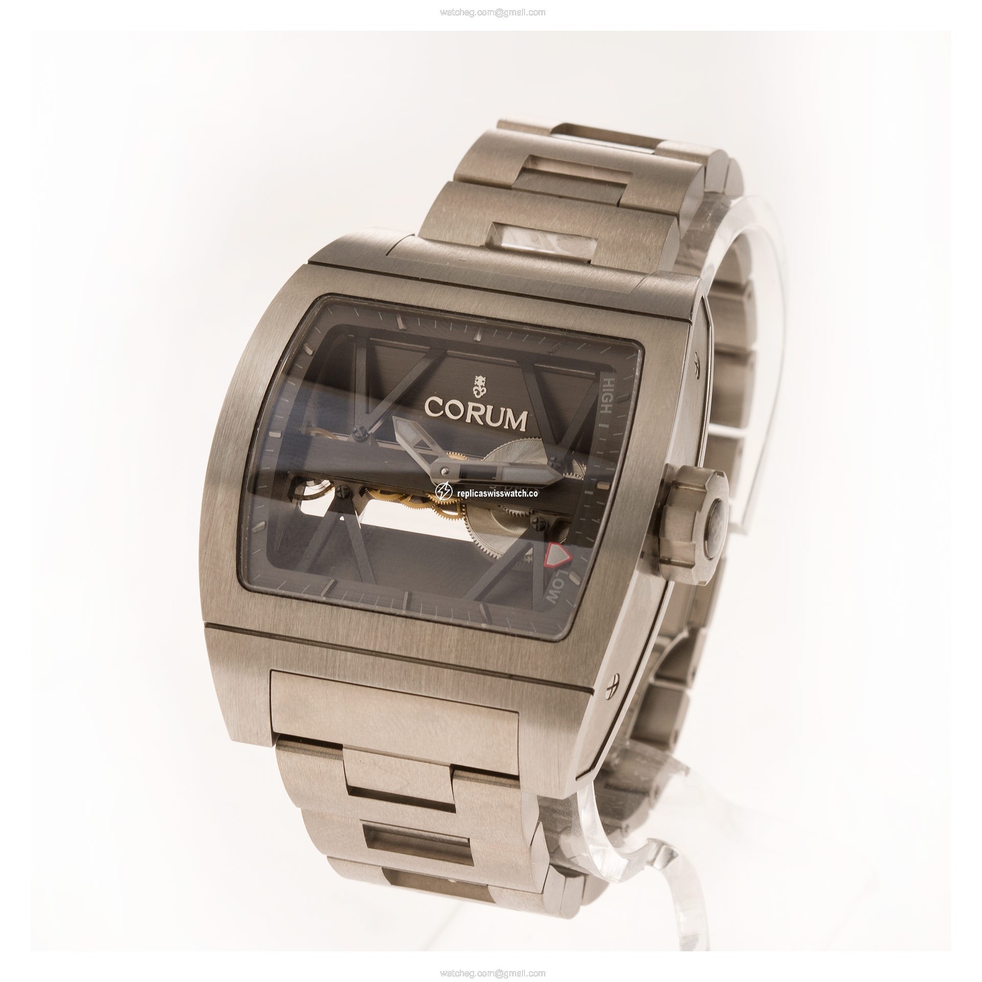 Corum 107.101.04/v2500000 Tri Bridge Automatic Male Titanium Watches Corum 107.101.04/v2500000 Tri Bridge Automatic Male Titanium Watches