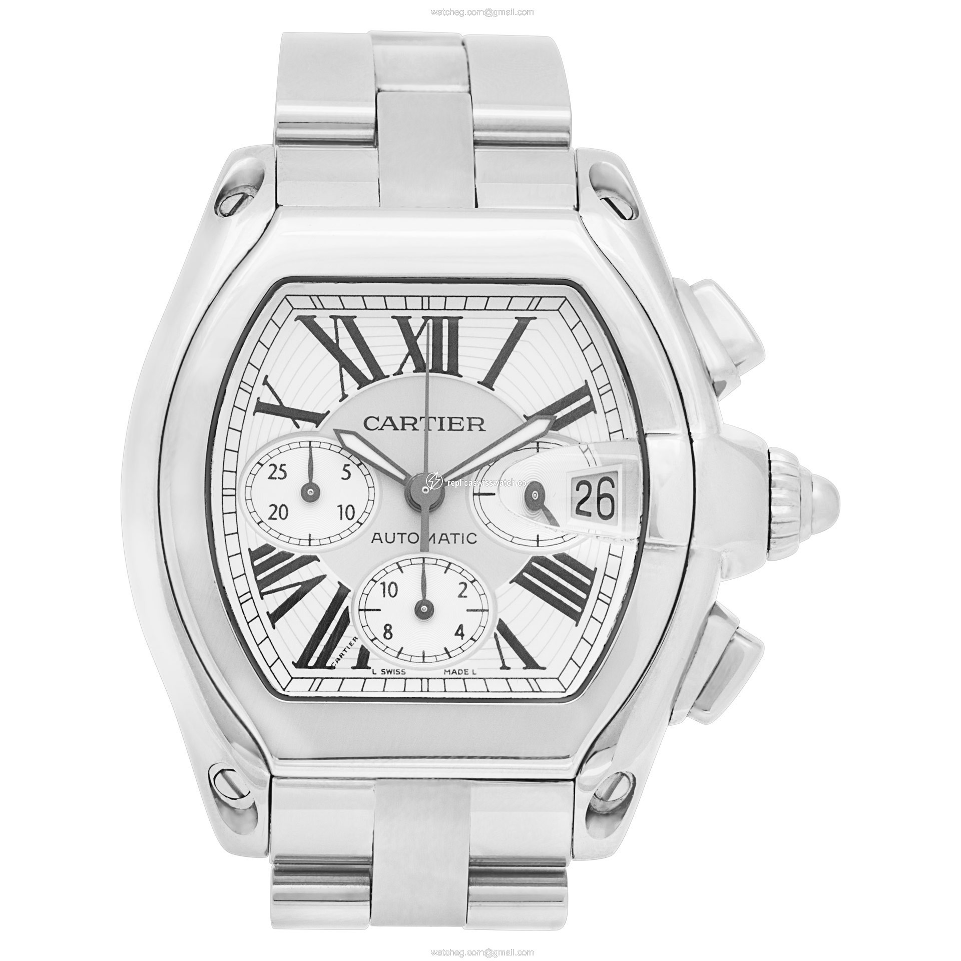Cartier W62019X6 Roadster Automatic Male Stainless Steel Watches Cartier W62019X6 Roadster Automatic Male Stainless Steel Watches