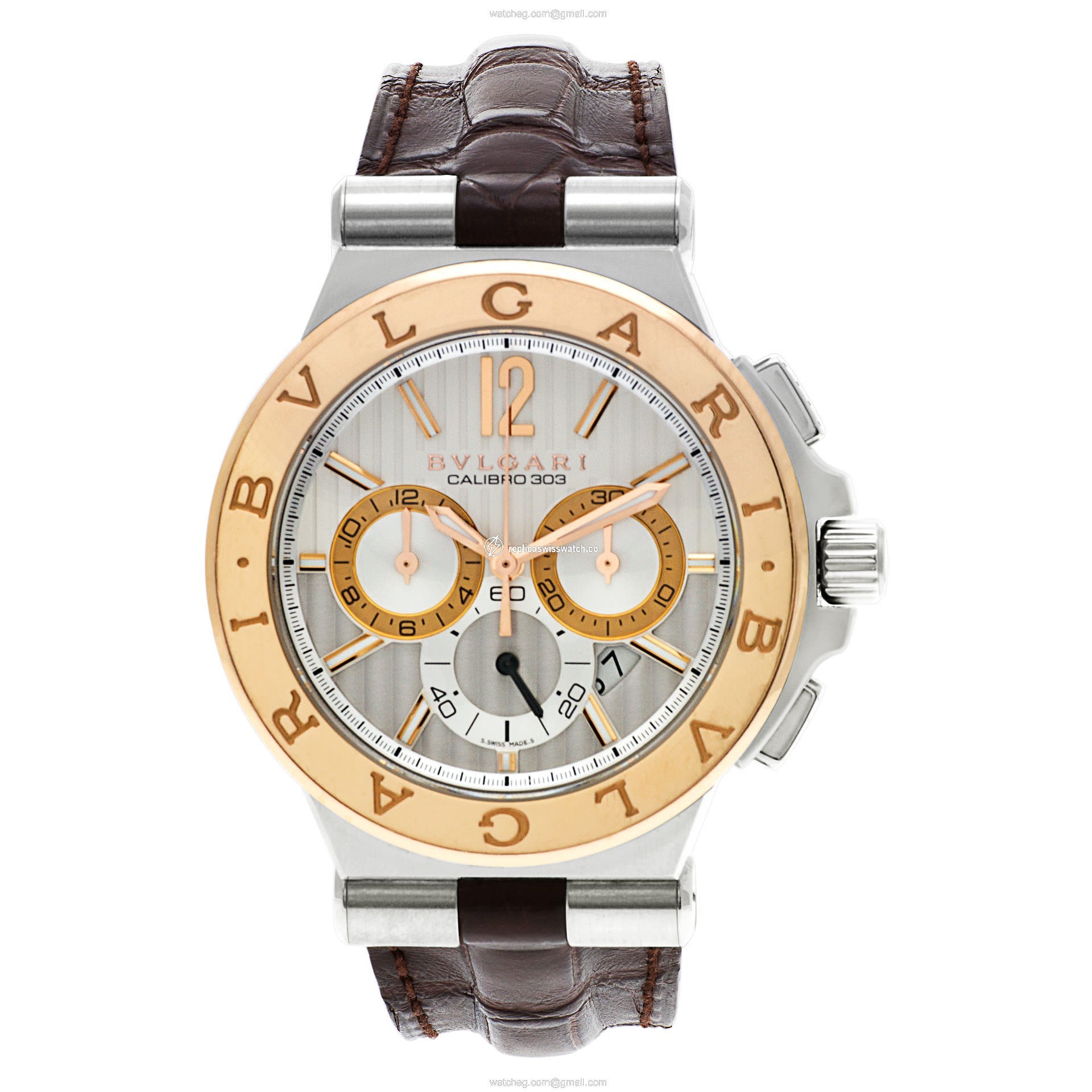 Bvlgari DGP42SGCH Diagono Automatic Male Stainless Steel Watches Bvlgari DGP42SGCH Diagono Automatic Male Stainless Steel Watches