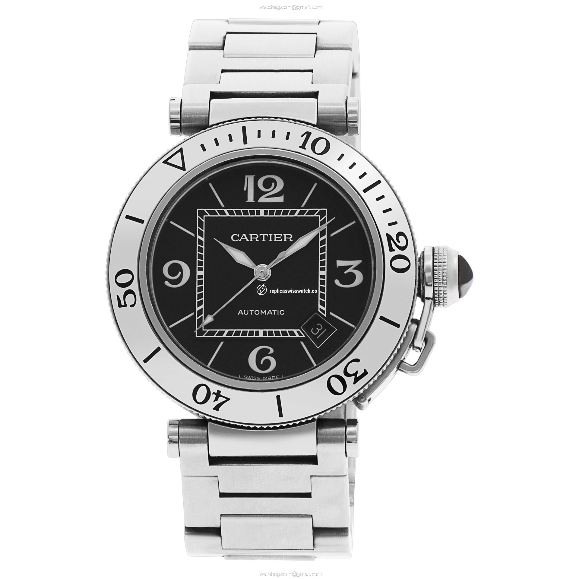 Cartier W31077M7 Pasha Automatic Unisex Stainless Steel Watches Cartier W31077M7 Pasha Automatic Unisex Stainless Steel Watches
