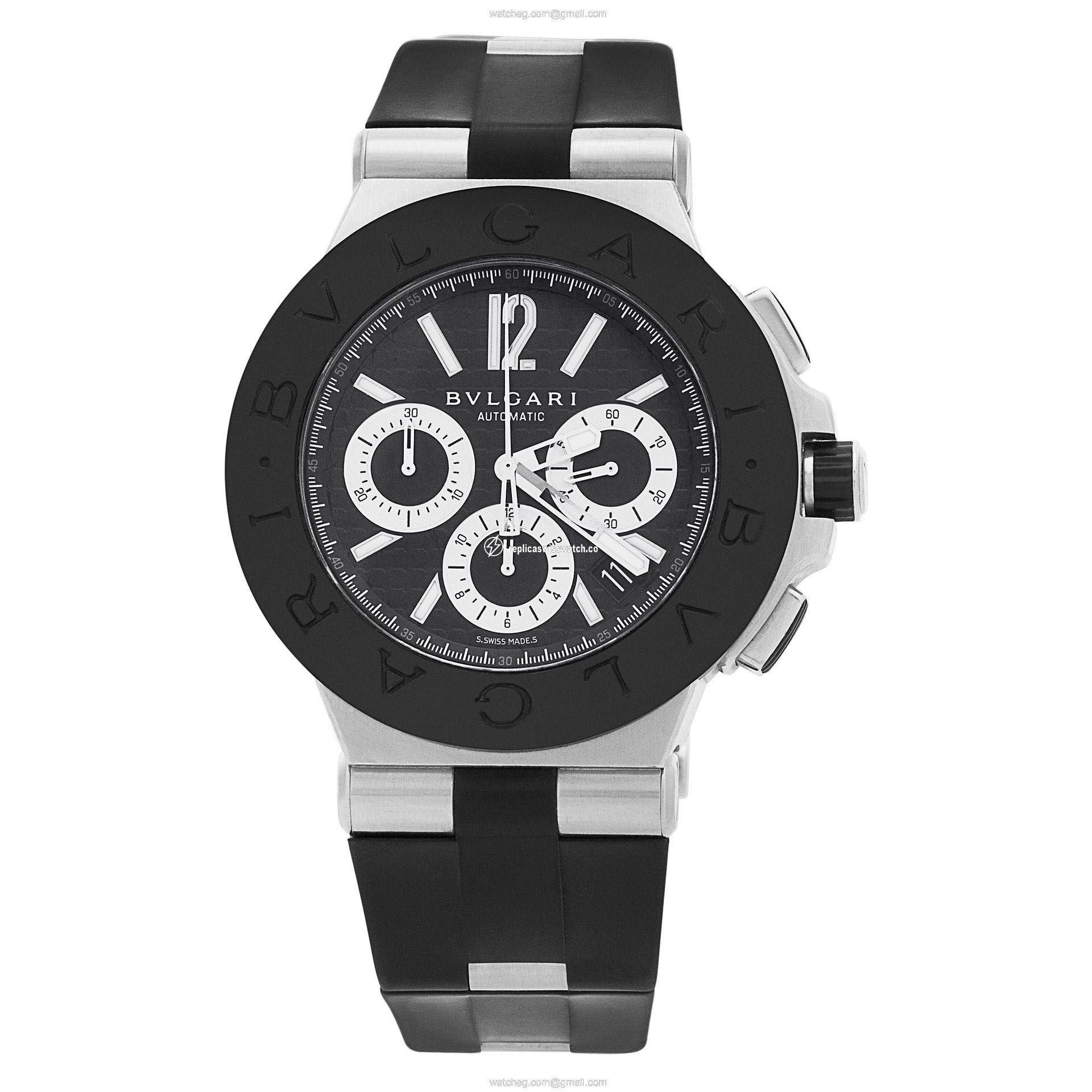 Bvlgari DG 42 SV CH Diagono Automatic Male Stainless Steel Watches Bvlgari DG 42 SV CH Diagono Automatic Male Stainless Steel Watches