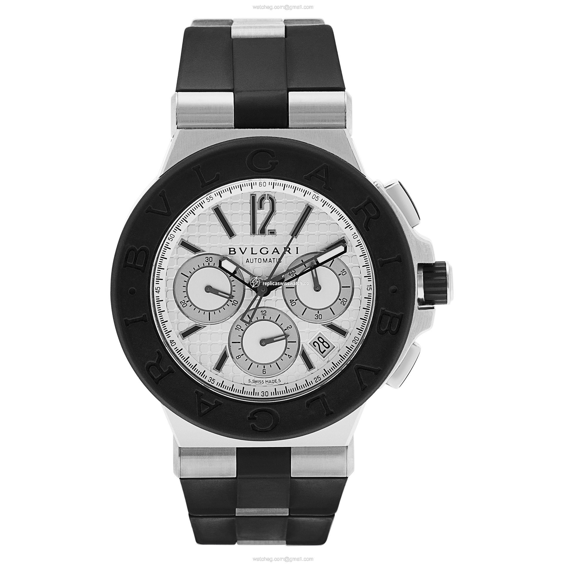 Bvlgari DG 42 SV CH Diagono Automatic Male Stainless Steel Watches Bvlgari DG 42 SV CH Diagono Automatic Male Stainless Steel Watches