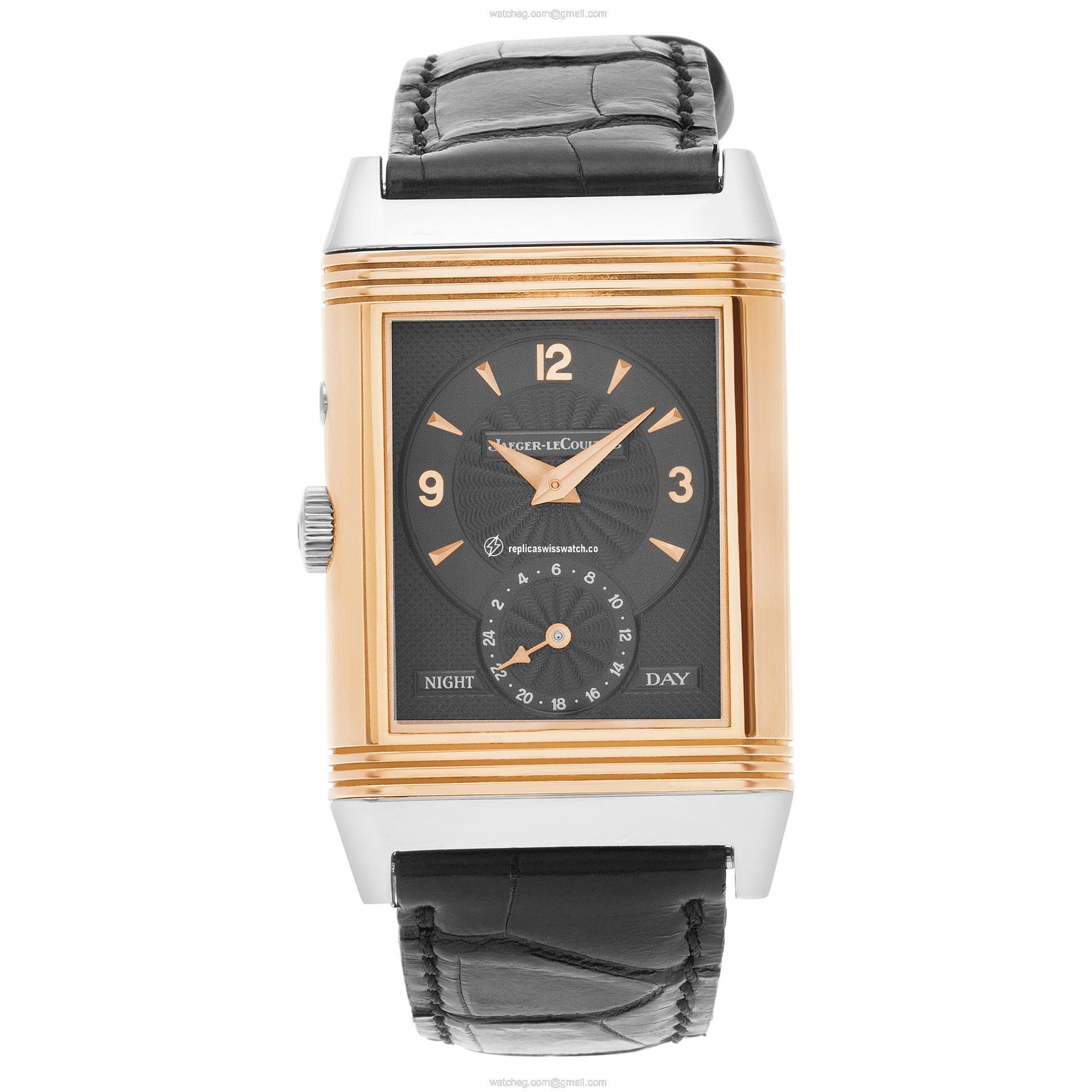 Jaeger LeCoultre 270.0.54R Reverso Manual Male 18k White and Pink Gold Watches Jaeger LeCoultre 270.0.54R Reverso Manual Male 18k White and Pink Gold Watches