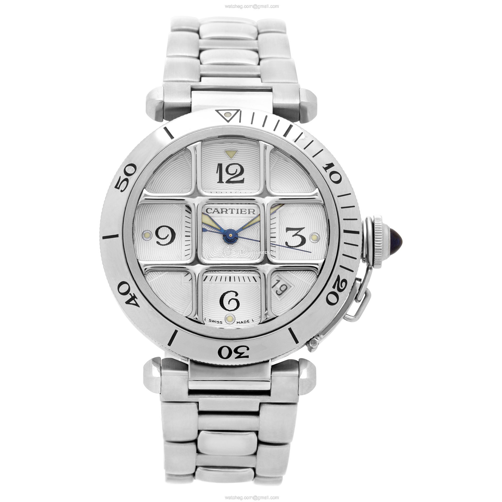 Cartier W31040H3 Pasha Automatic Unisex Stainless Steel Watches Cartier W31040H3 Pasha Automatic Unisex Stainless Steel Watches