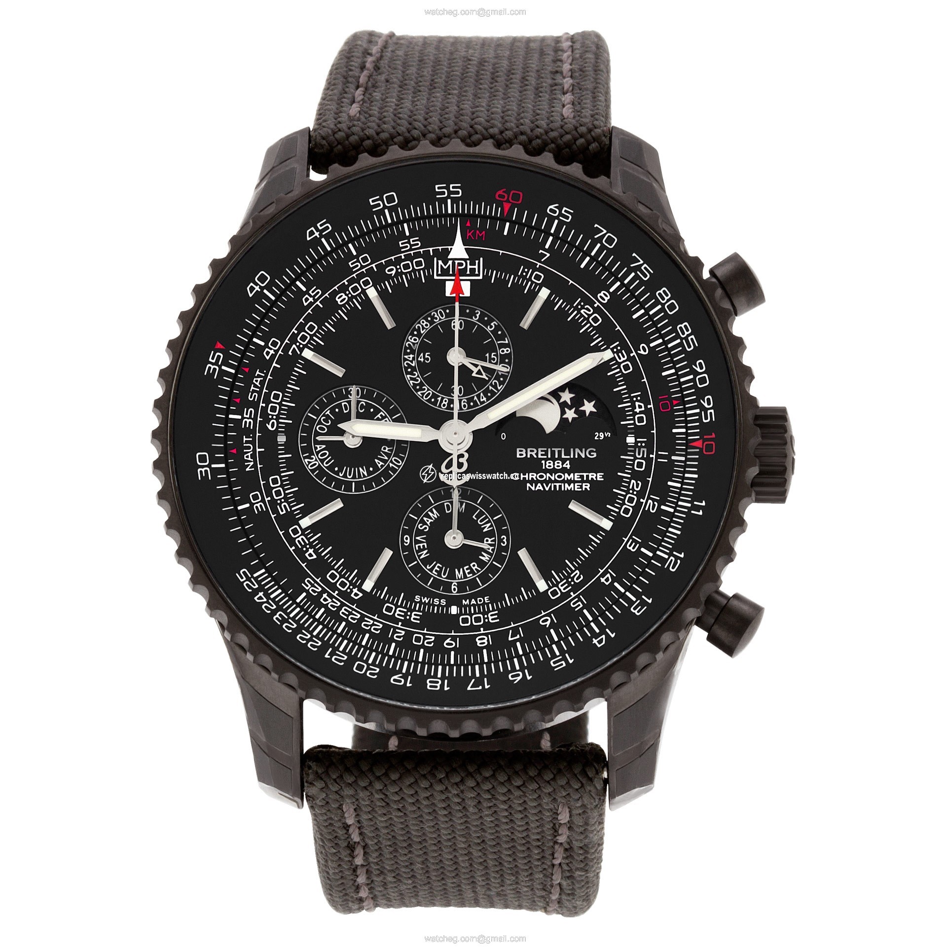 Breitling m19380 Navitimer Automatic Male Black PVD Watches Breitling m19380 Navitimer Automatic Male Black PVD Watches