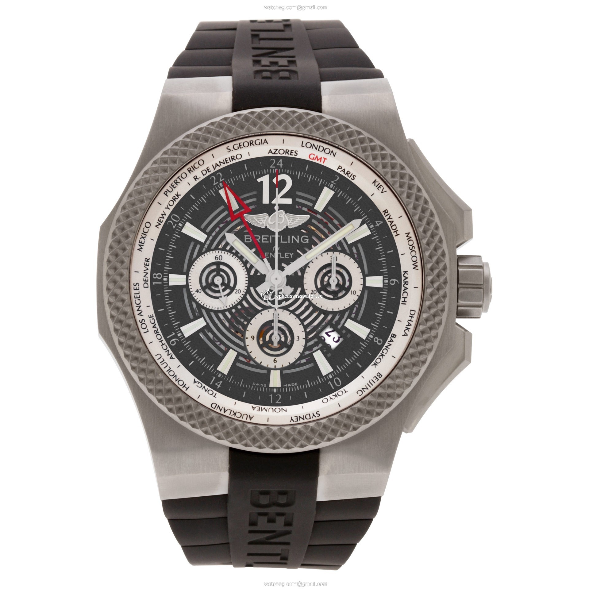 Breitling EB043210/BD23-222S Bentley GMT Automatic Male Titanium Watches Breitling EB043210/BD23-222S Bentley GMT Automatic Male Titanium Watches
