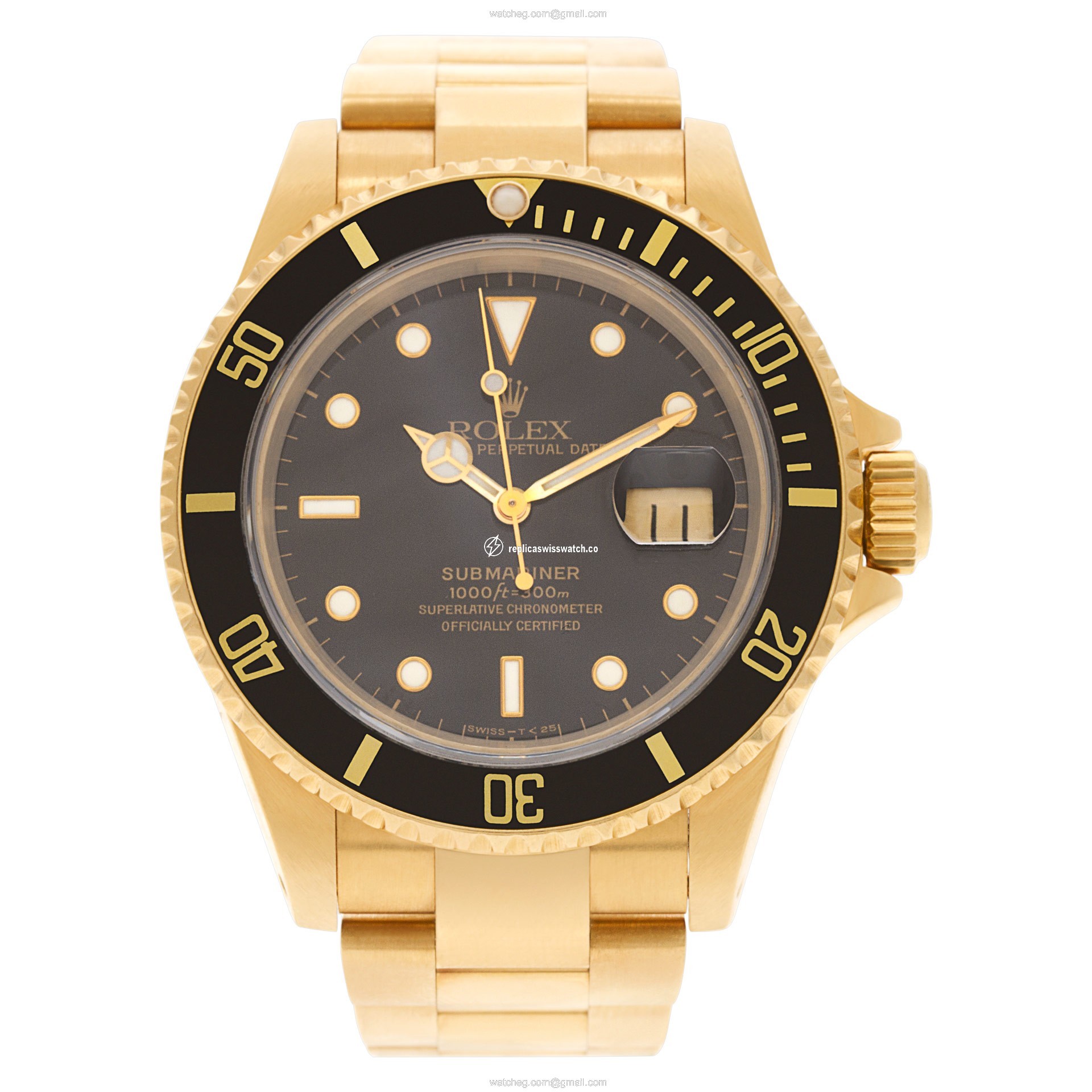 Rolex 16618 Submariner Automatic Male 18k yellow gold Watches Rolex 16618 Submariner Automatic Male 18k yellow gold Watches