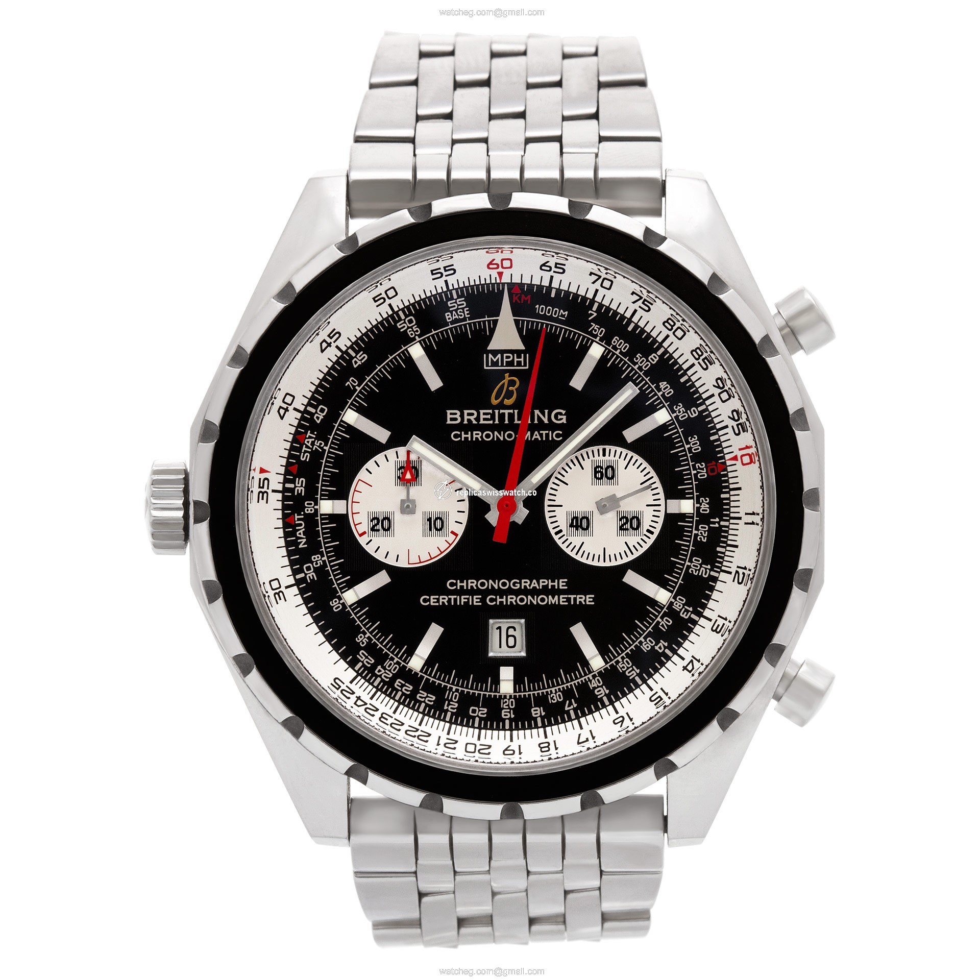 Breitling A41360 Chrono-matic Automatic Male Stainless Steel Watches Breitling A41360 Chrono-matic Automatic Male Stainless Steel Watches