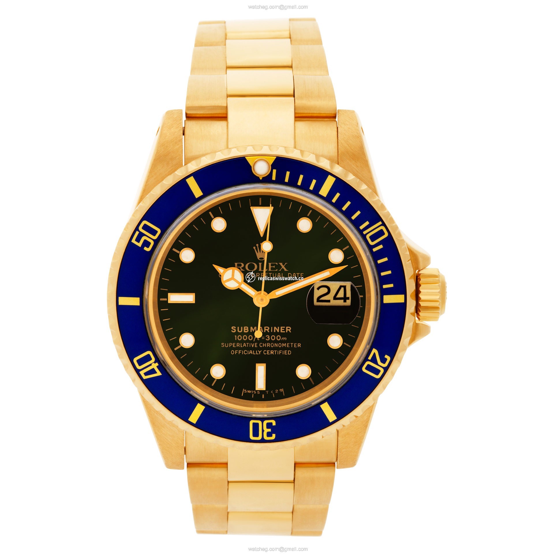 Rolex 16808 Submariner Automatic Male 18k yellow gold Watches Rolex 16808 Submariner Automatic Male 18k yellow gold Watches