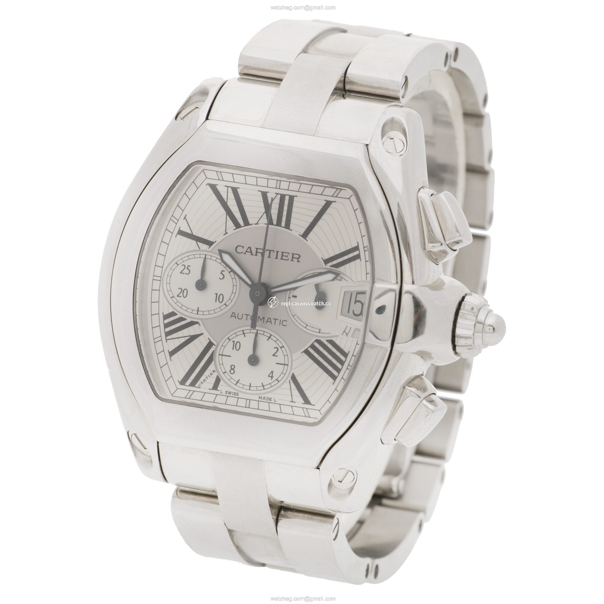 Cartier 2618 Roadster Automatic Male Stainless Steel Watches Cartier 2618 Roadster Automatic Male Stainless Steel Watches