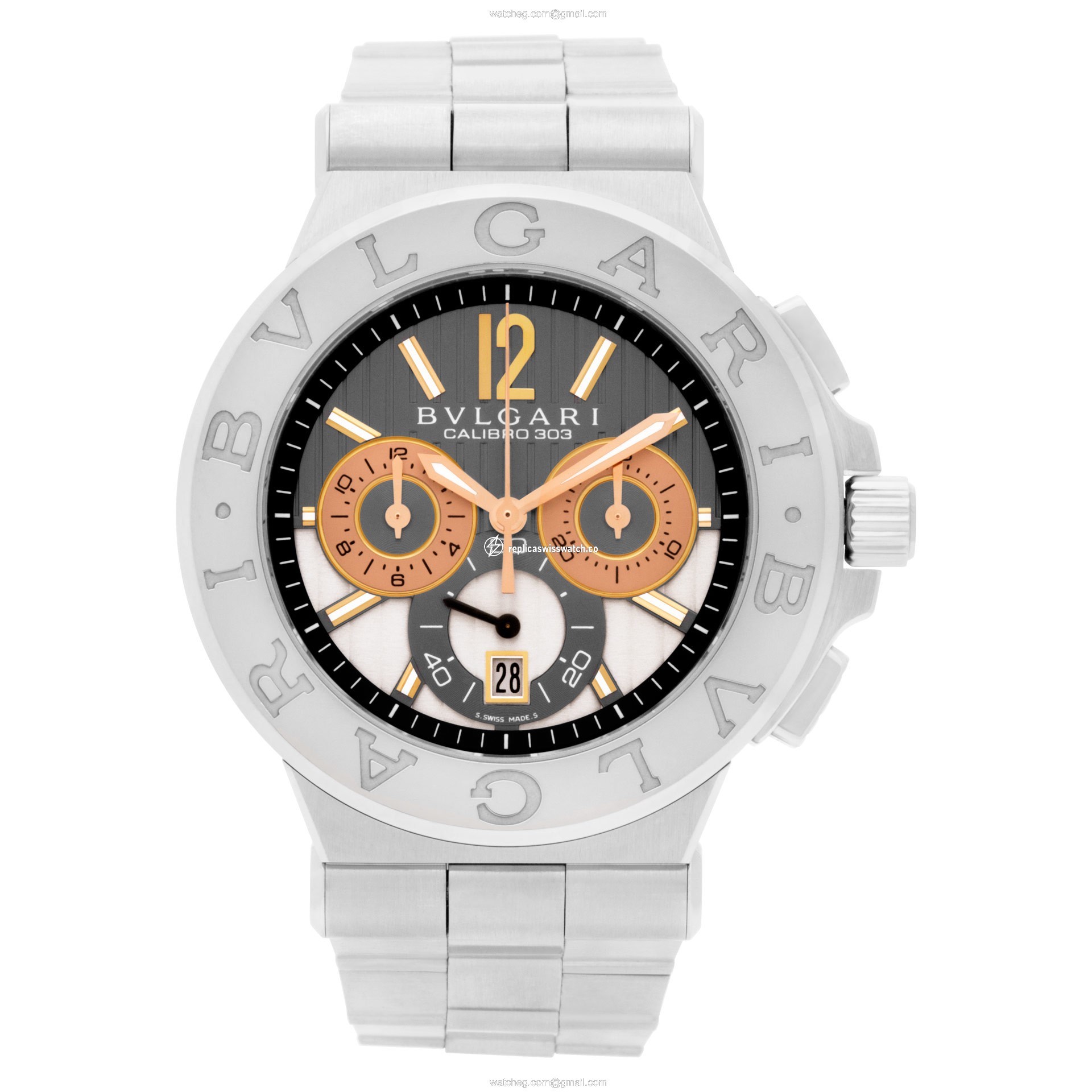 Bvlgari dg 42 swg ch Diagono Automatic Male Stainless Steel Watches Bvlgari dg 42 swg ch Diagono Automatic Male Stainless Steel Watches