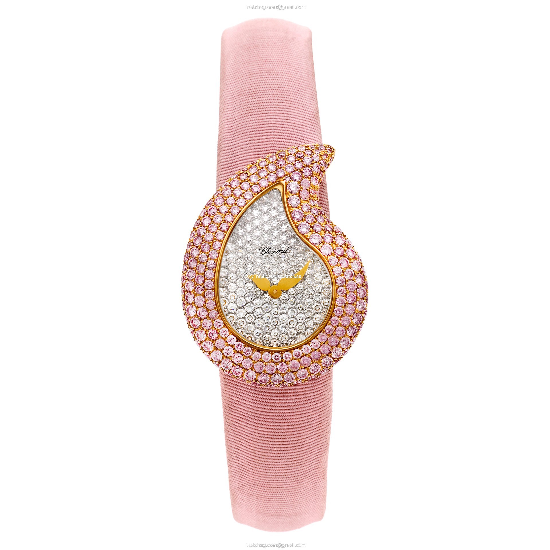 Chopard 452/1 casmir Quartz Female 18k White and Pink Gold Watches Chopard 452/1 casmir Quartz Female 18k White and Pink Gold Watches