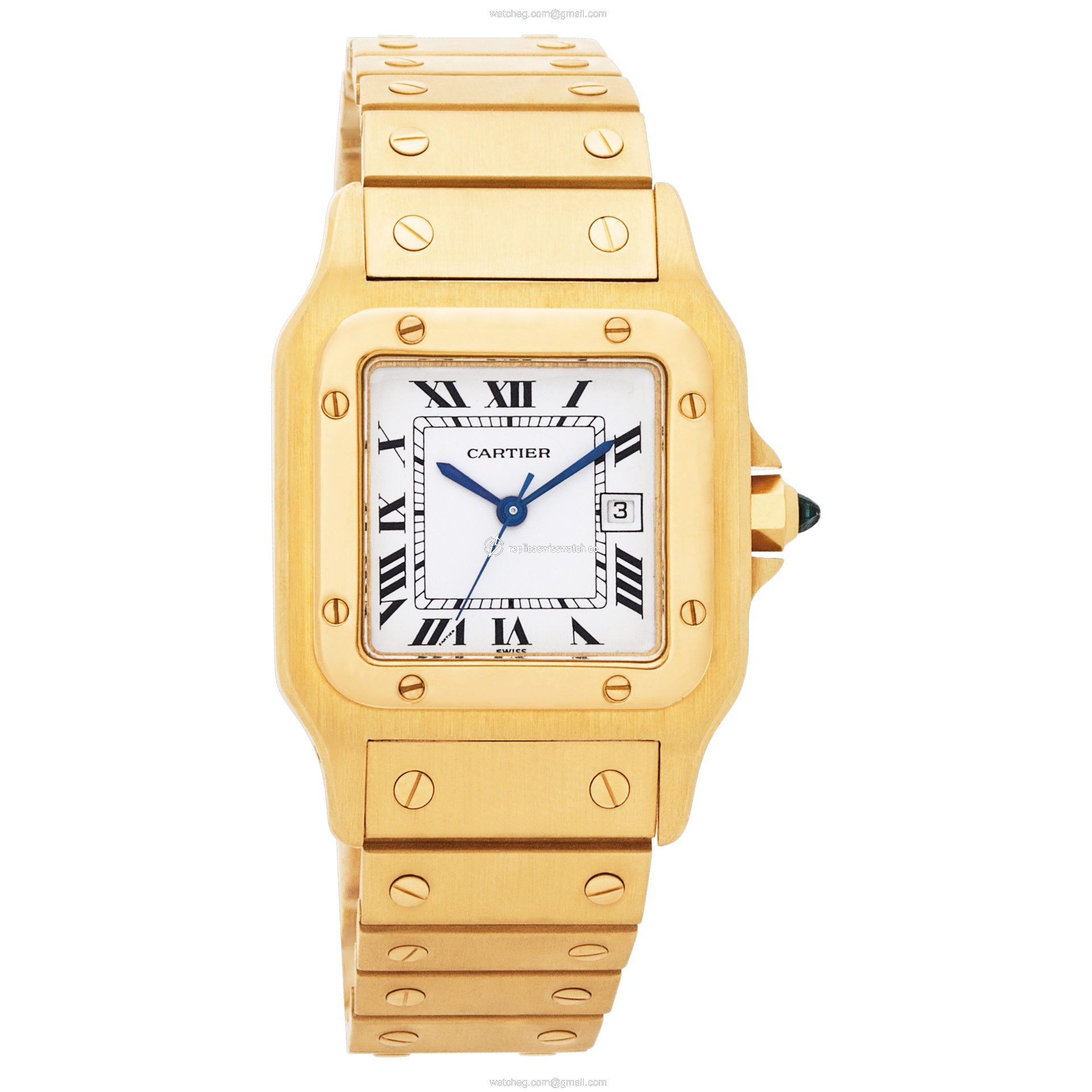 Cartier Cartier 2258 Santos Automatic Male 18k yellow gold Watches Cartier Cartier 2258 Santos Automatic Male 18k yellow gold Watches