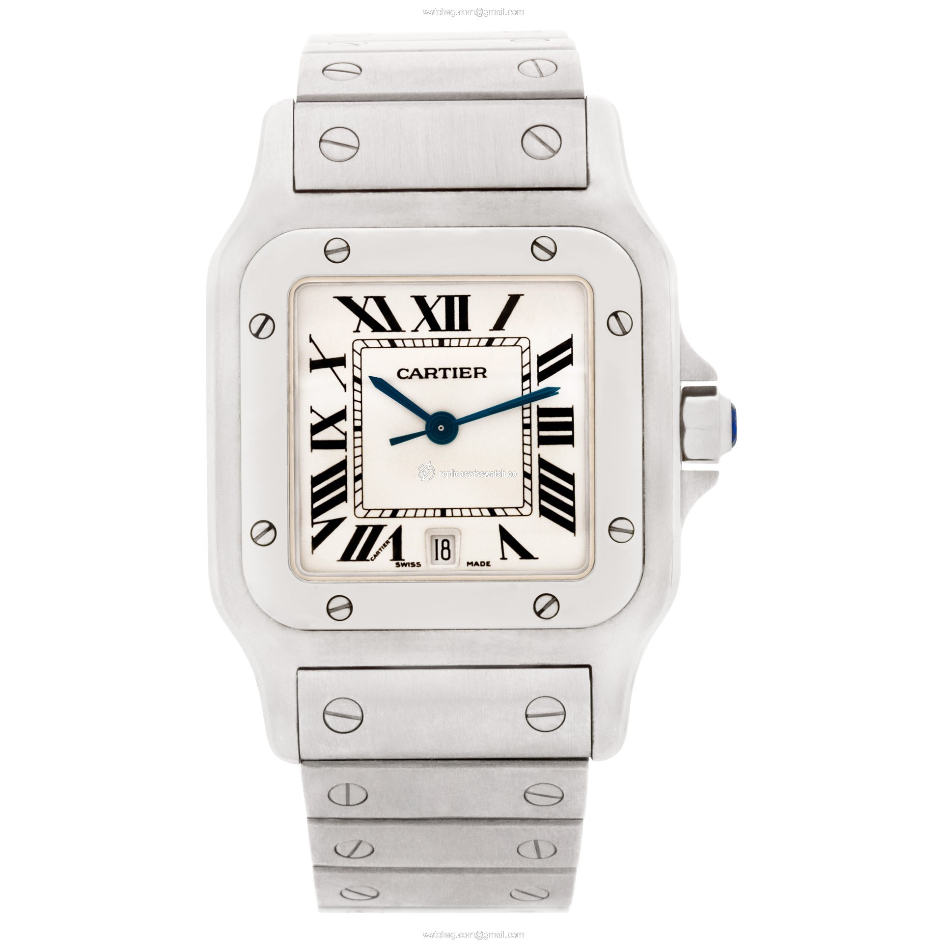 Cartier 1564 Santos Quartz Unisex Stainless Steel Watches Cartier 1564 Santos Quartz Unisex Stainless Steel Watches