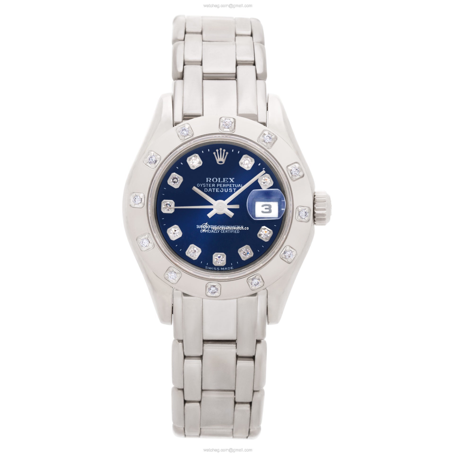 Rolex 63919 Pearlmaster Automatic Female 18k White Gold Watches Rolex 63919 Pearlmaster Automatic Female 18k White Gold Watches