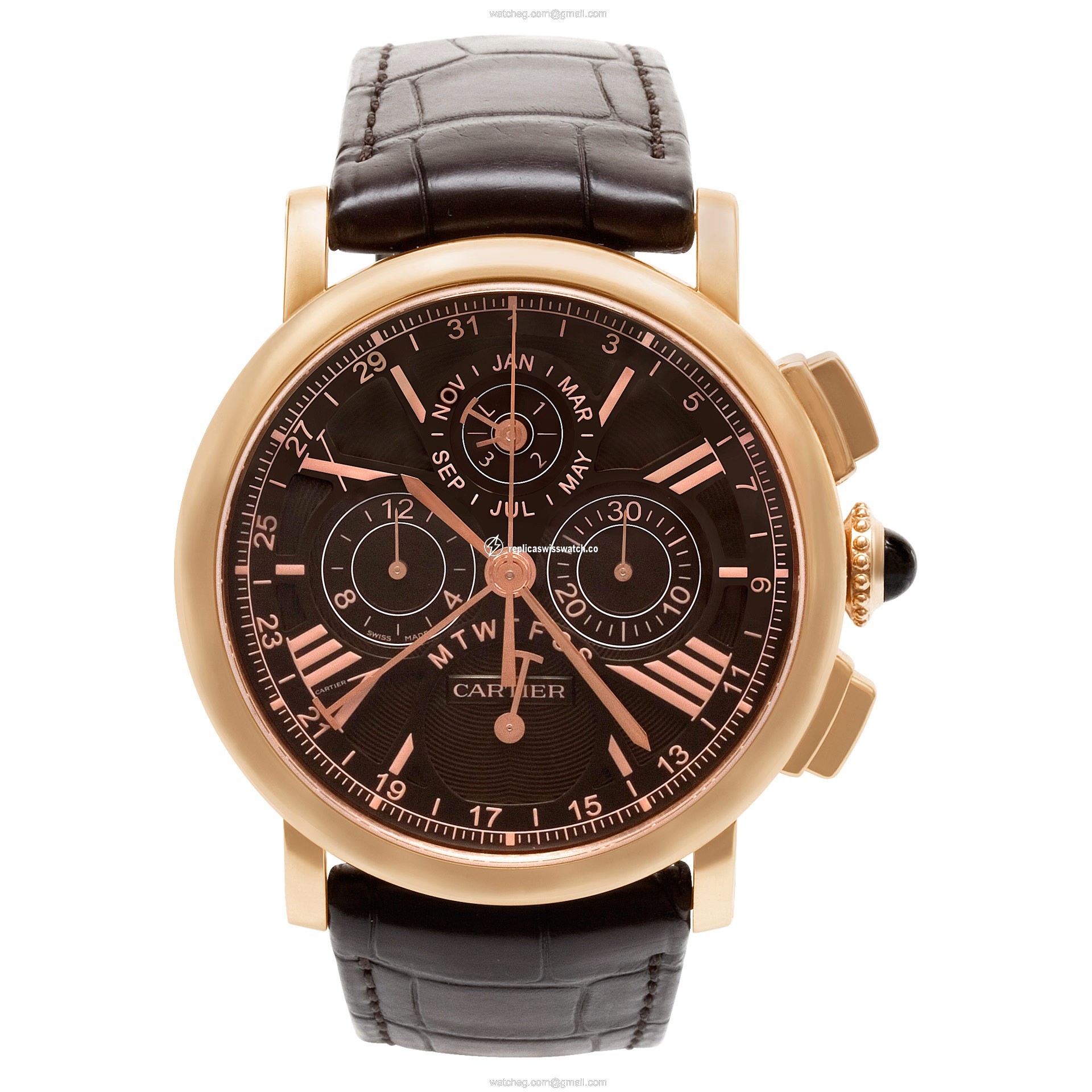 Cartier W1556225 Rotonde Automatic Male 18k rose gold Watches Cartier W1556225 Rotonde Automatic Male 18k rose gold Watches