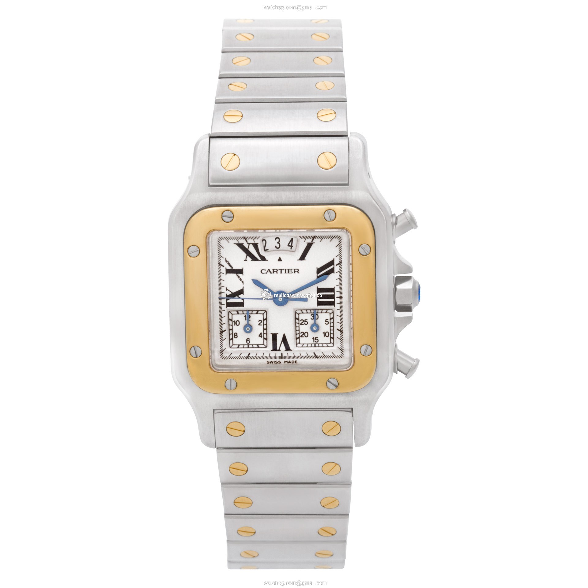 Cartier 2425 Santos Quartz Male Stainless Steel Watches Cartier 2425 Santos Quartz Male Stainless Steel Watches