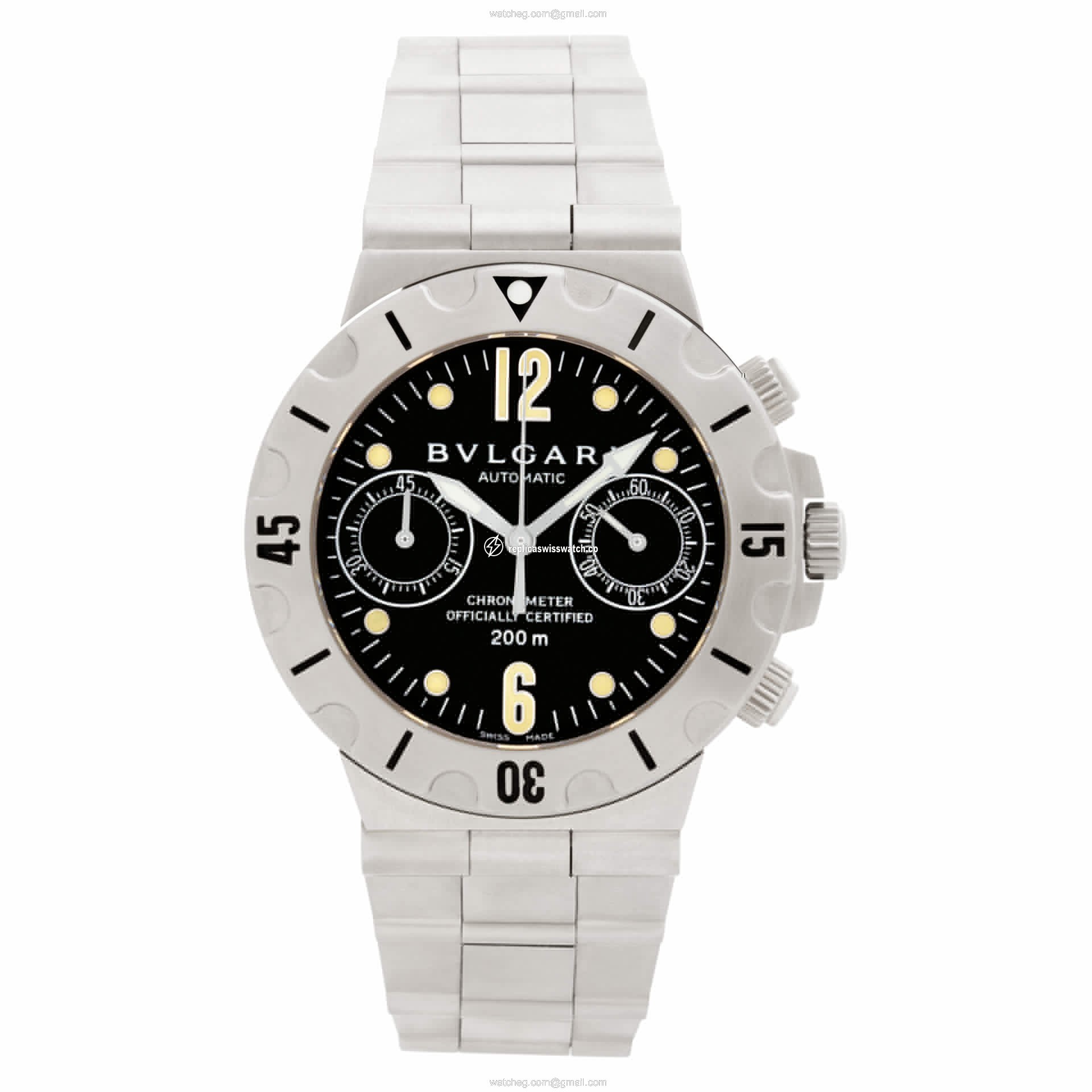 Bvlgari scb 38 s Diagono Automatic Male Stainless Steel Watches Bvlgari scb 38 s Diagono Automatic Male Stainless Steel Watches