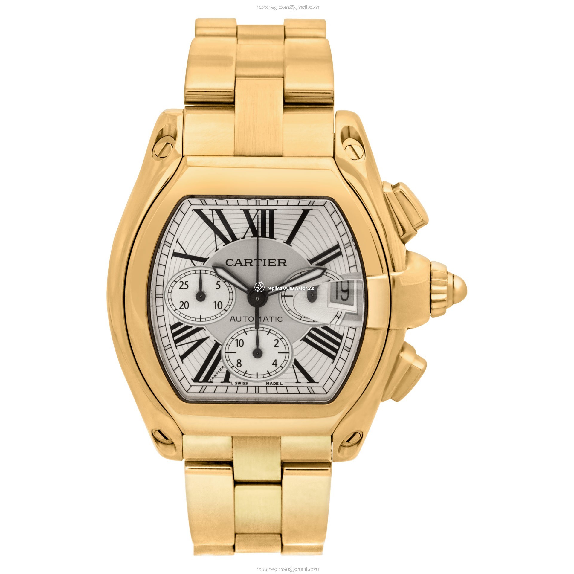 Cartier w62021y2 Roadster Automatic Unisex 18k yellow gold Watches Cartier w62021y2 Roadster Automatic Unisex 18k yellow gold Watches