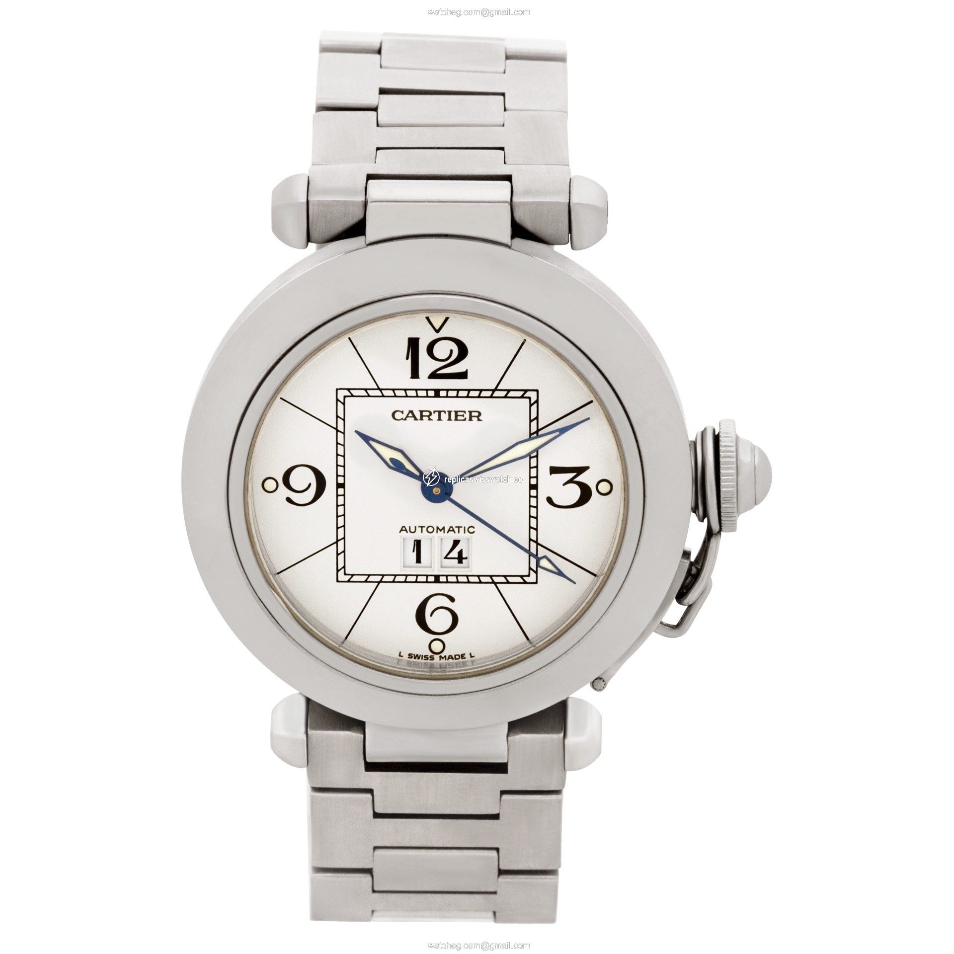 Cartier 2475 Pasha Automatic Unisex Stainless Steel Watches Cartier 2475 Pasha Automatic Unisex Stainless Steel Watches