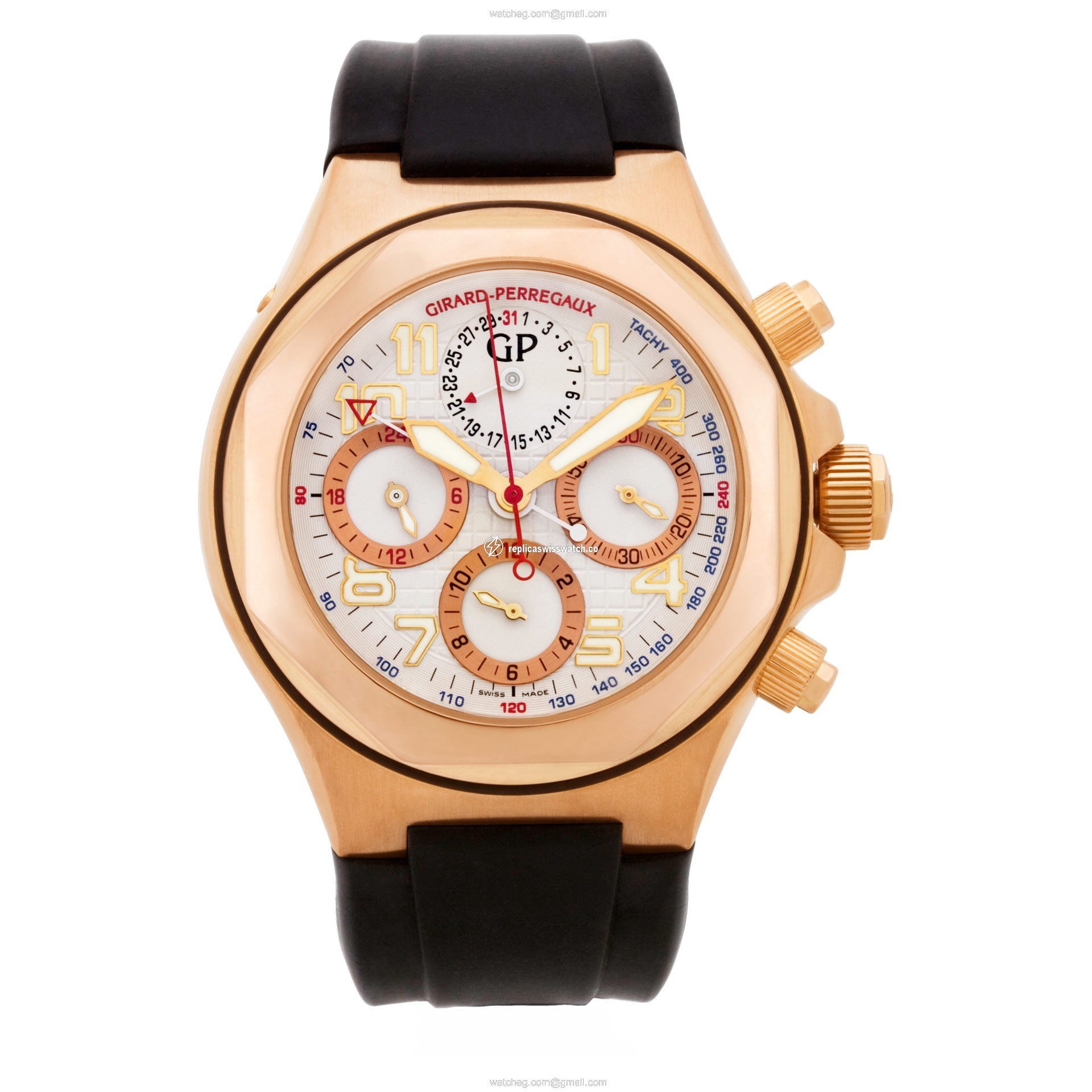 Girard Perregaux 80180 Laureato Automatic Male 18k rose gold Watches Girard Perregaux 80180 Laureato Automatic Male 18k rose gold Watches
