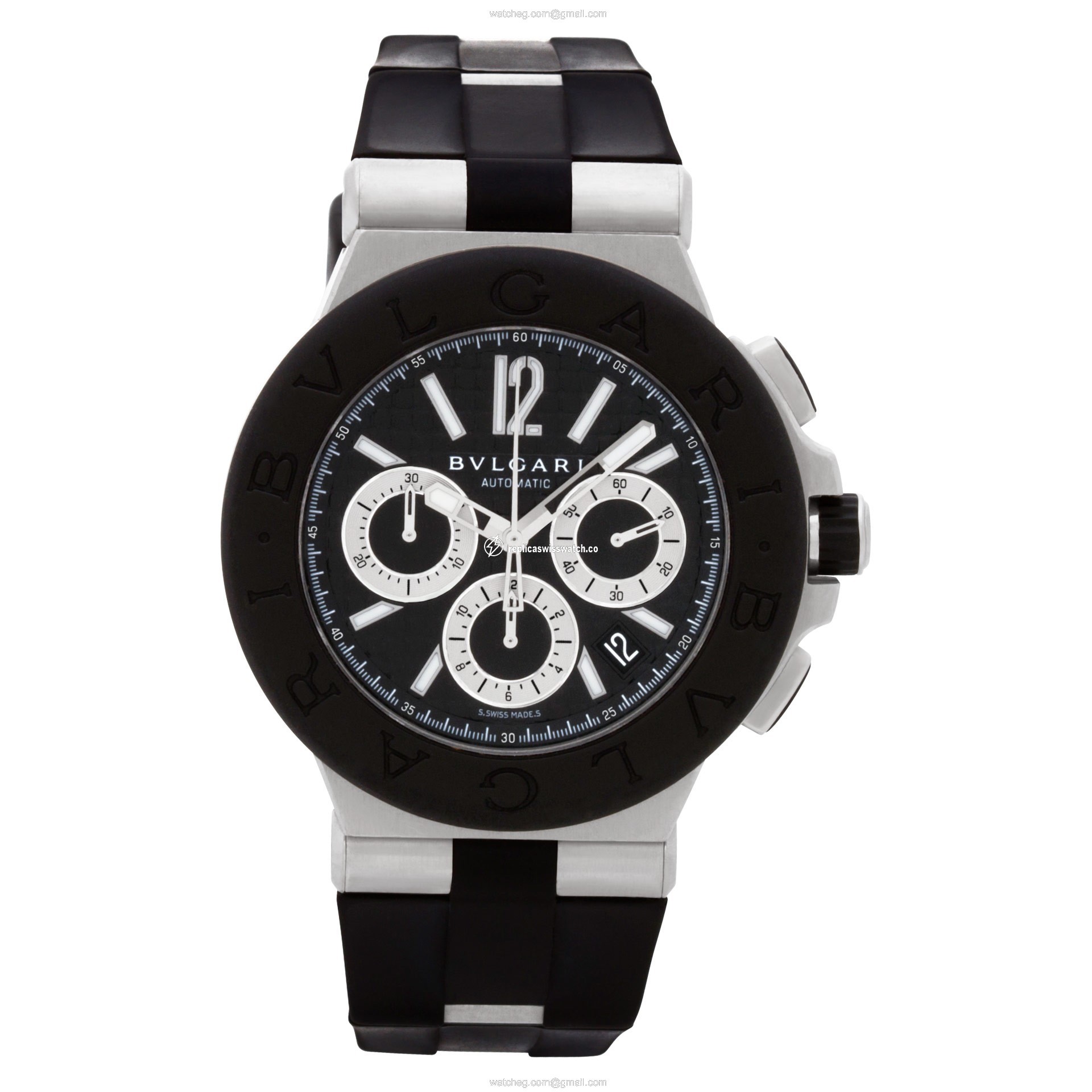 Bvlgari DG 42 SC CH Diagono Automatic Male Stainless Steel Watches Bvlgari DG 42 SC CH Diagono Automatic Male Stainless Steel Watches